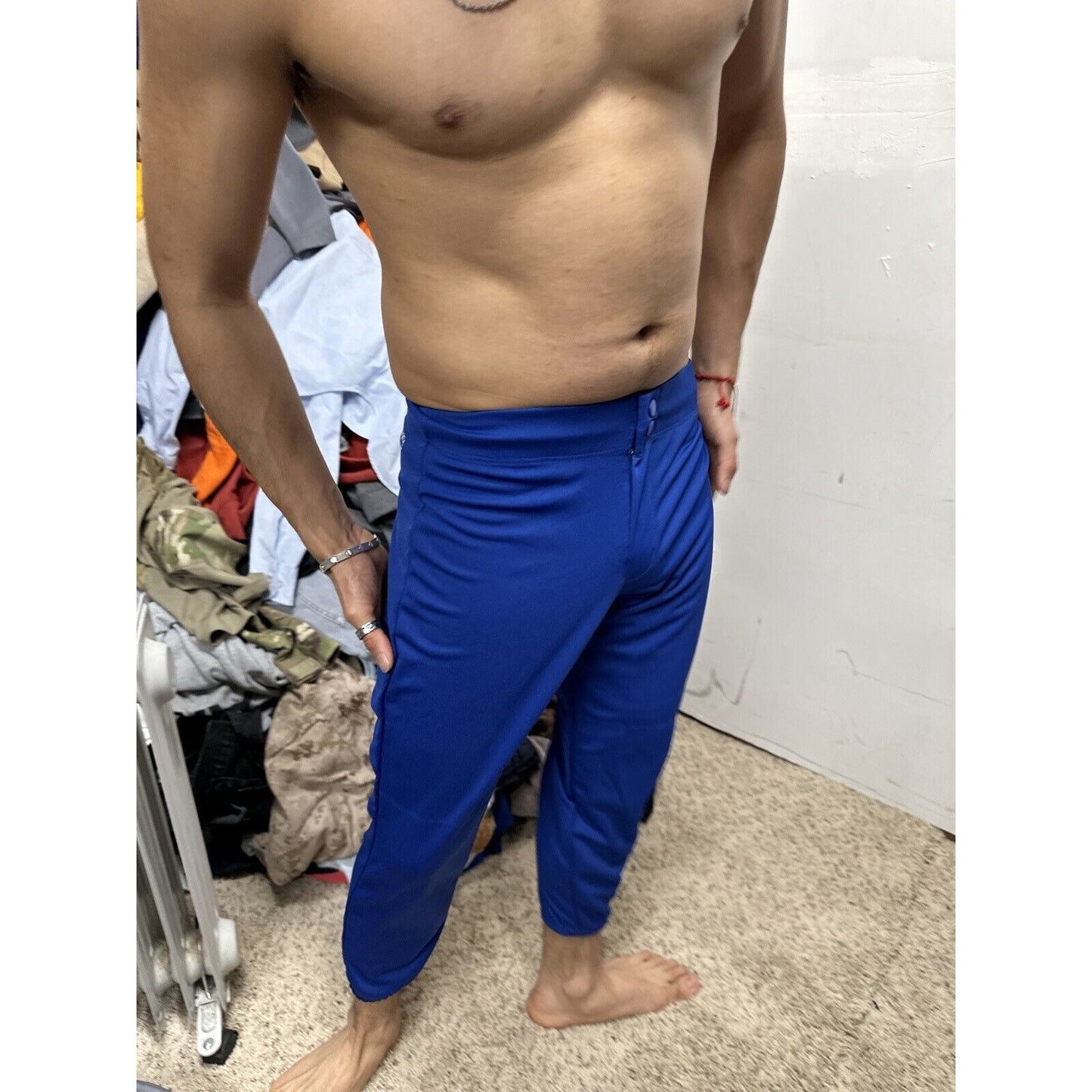 Men’s Blue Baseball Pants Medium Fits Small See Pics Intensity
