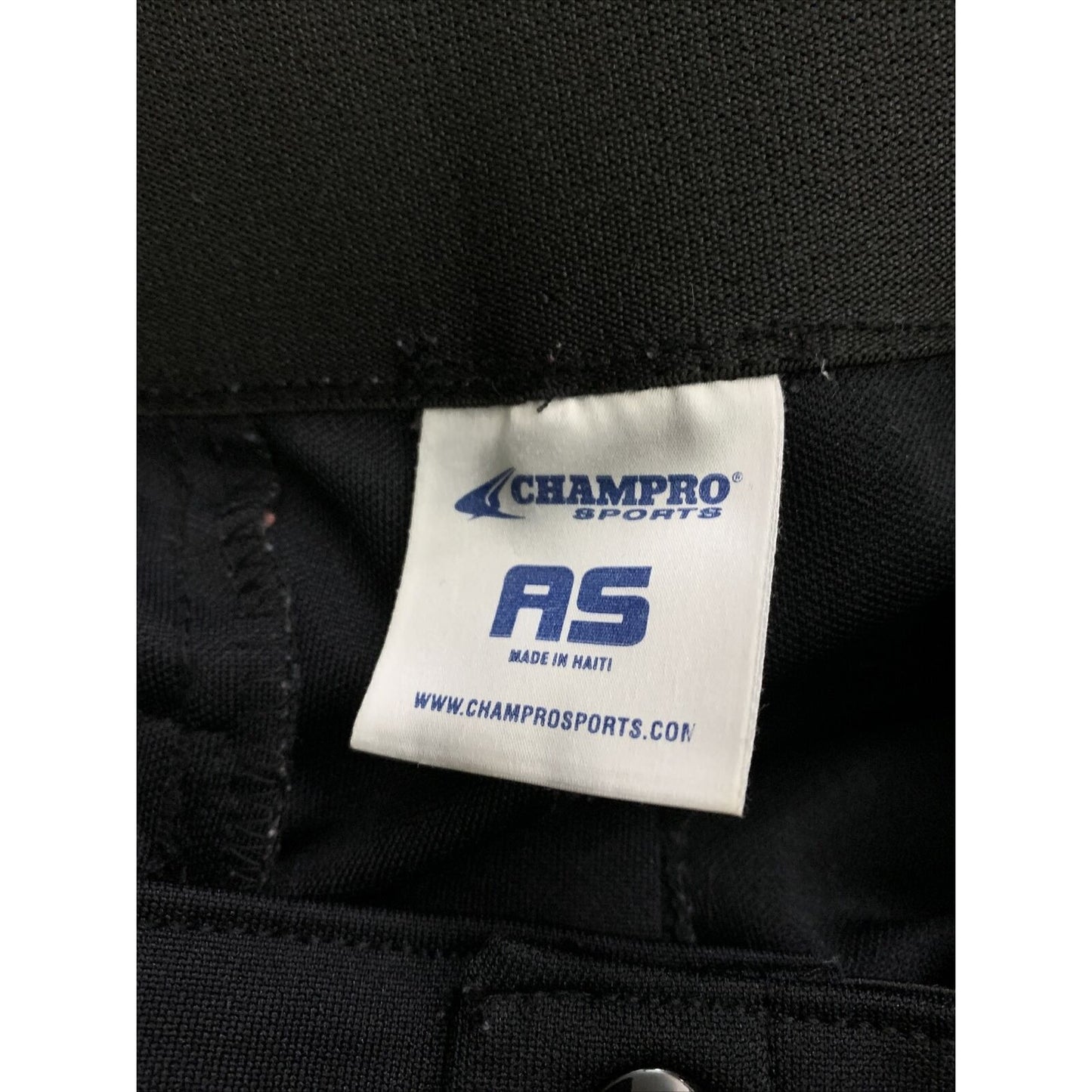 Mens Adult Small Baseball Pants Champro Sports Athletic Black