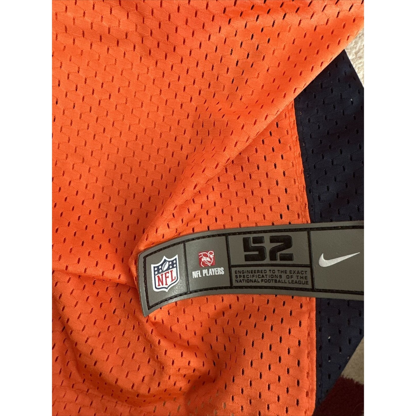 Bradley Chubb Denver Broncos Nike Game Player Jersey Men's Size 52 NFL #55 DEN