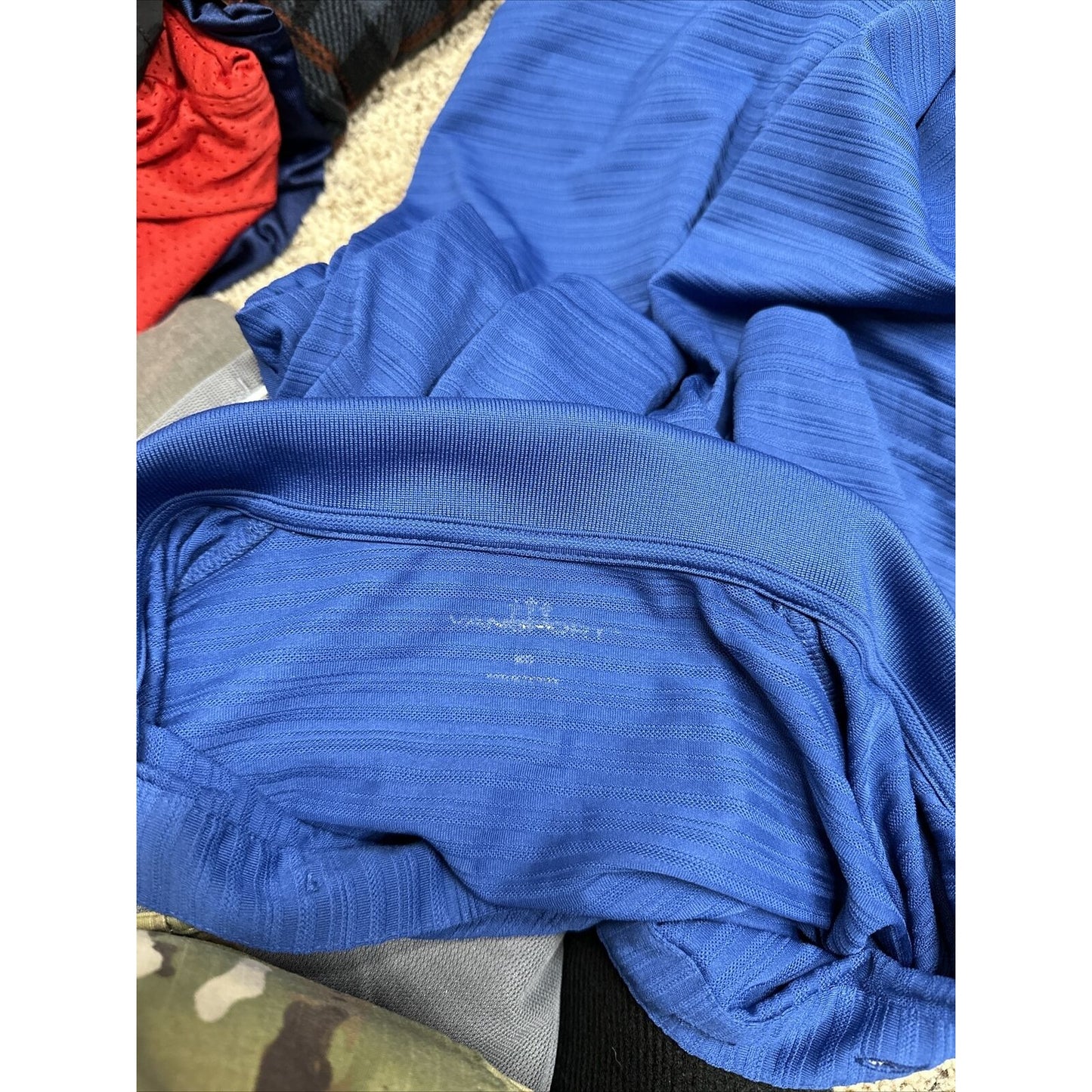 men’s blue af usafa air force polo shirt vansport medium