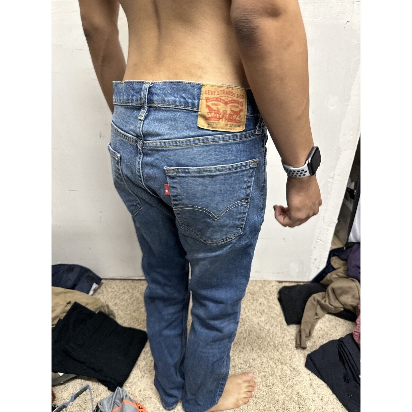 Men’s Levi’s 513 Blue Jeans 32 X 32