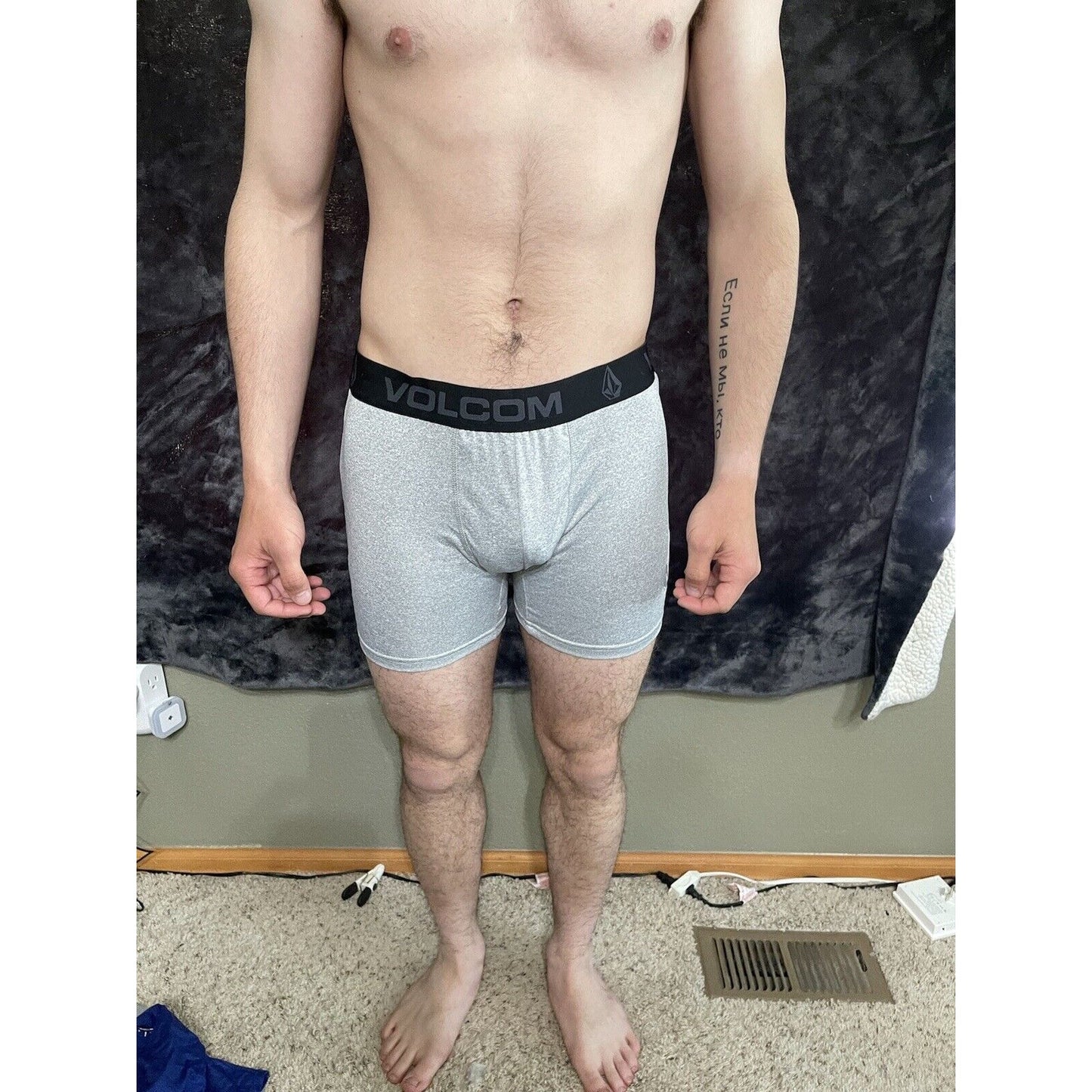 Men’s Small Icy Gray 32 Degrees Cool Boxer Briefs New