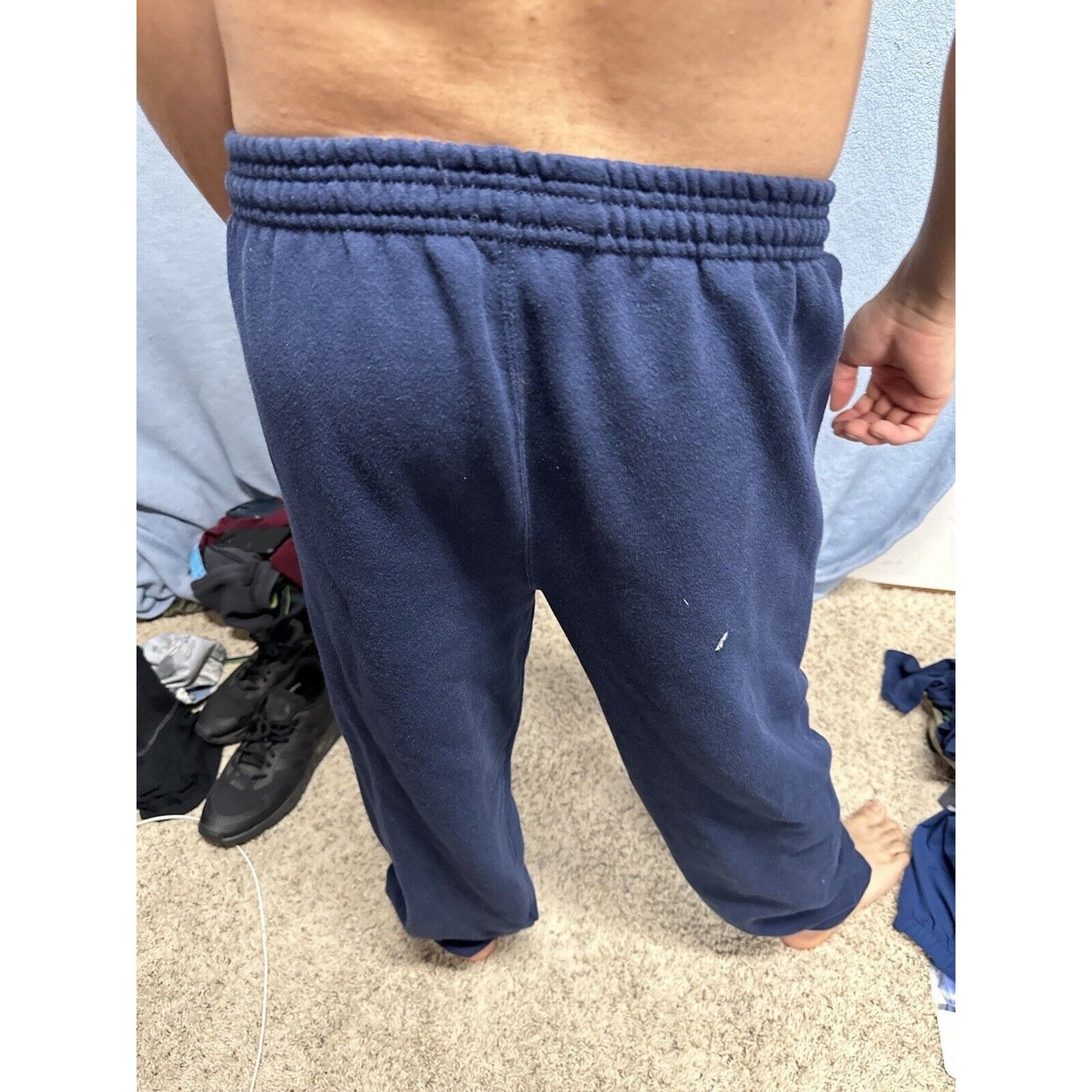 Men’s Navy Blue Medium Authentic US Navy Uniform Pt Sweat Pants