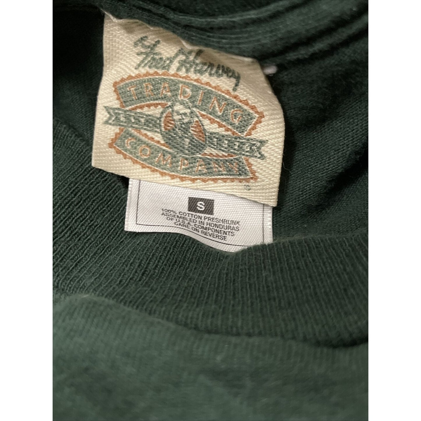 Mount Rushmore Fred Harvey Trading Company Green T-Shirt Size Small