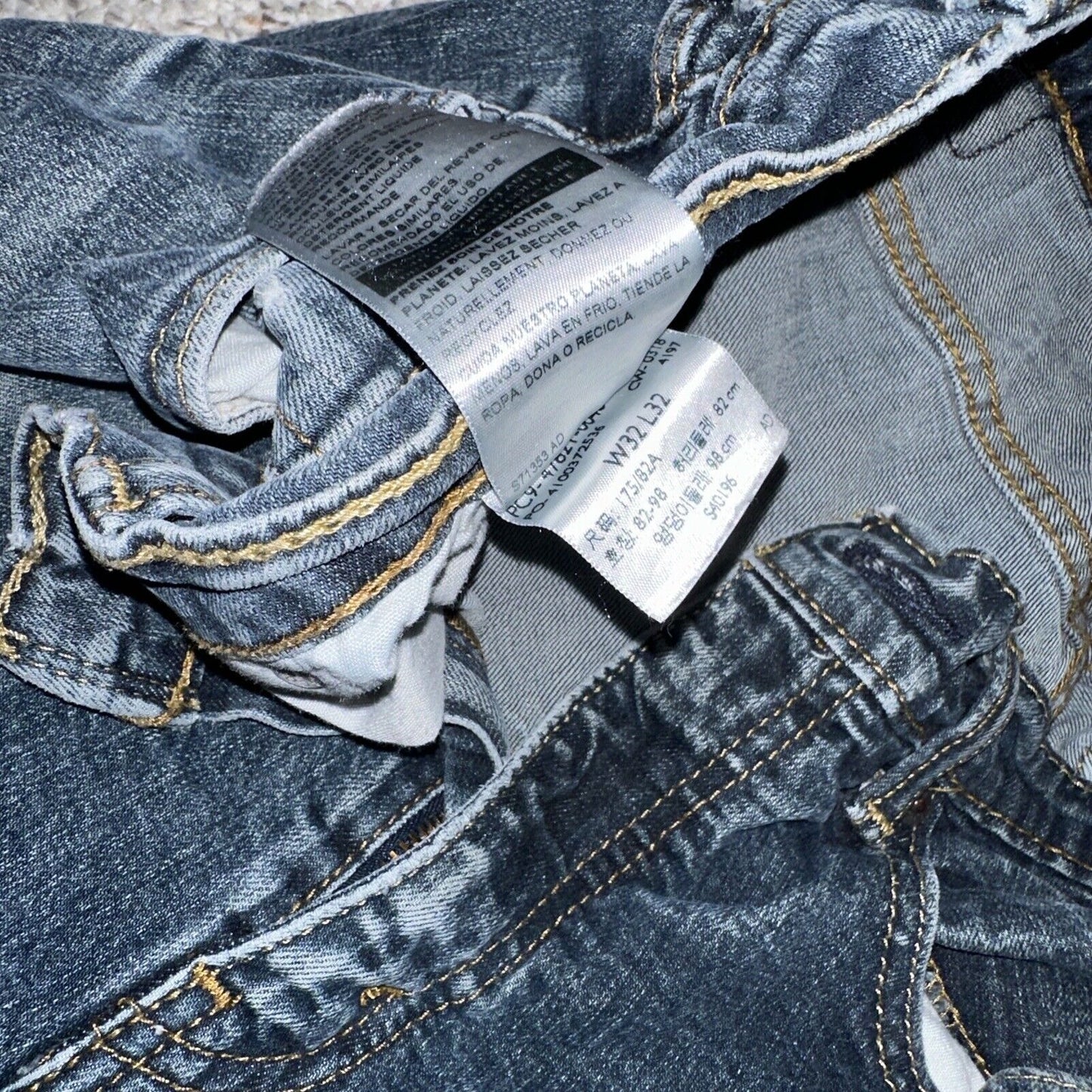 Men’s Denizen Levi’s 285 Relaxed Fit 32 X 32 Blue Jeans