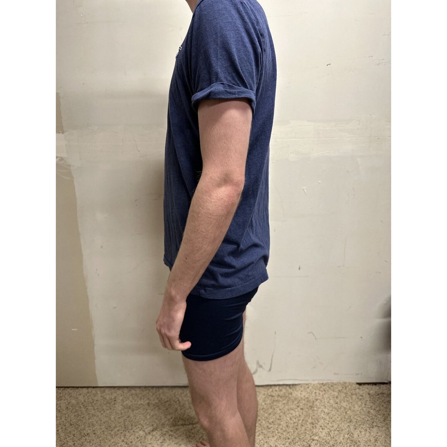 men’s hollister medium steel blue short sleeve tshirt