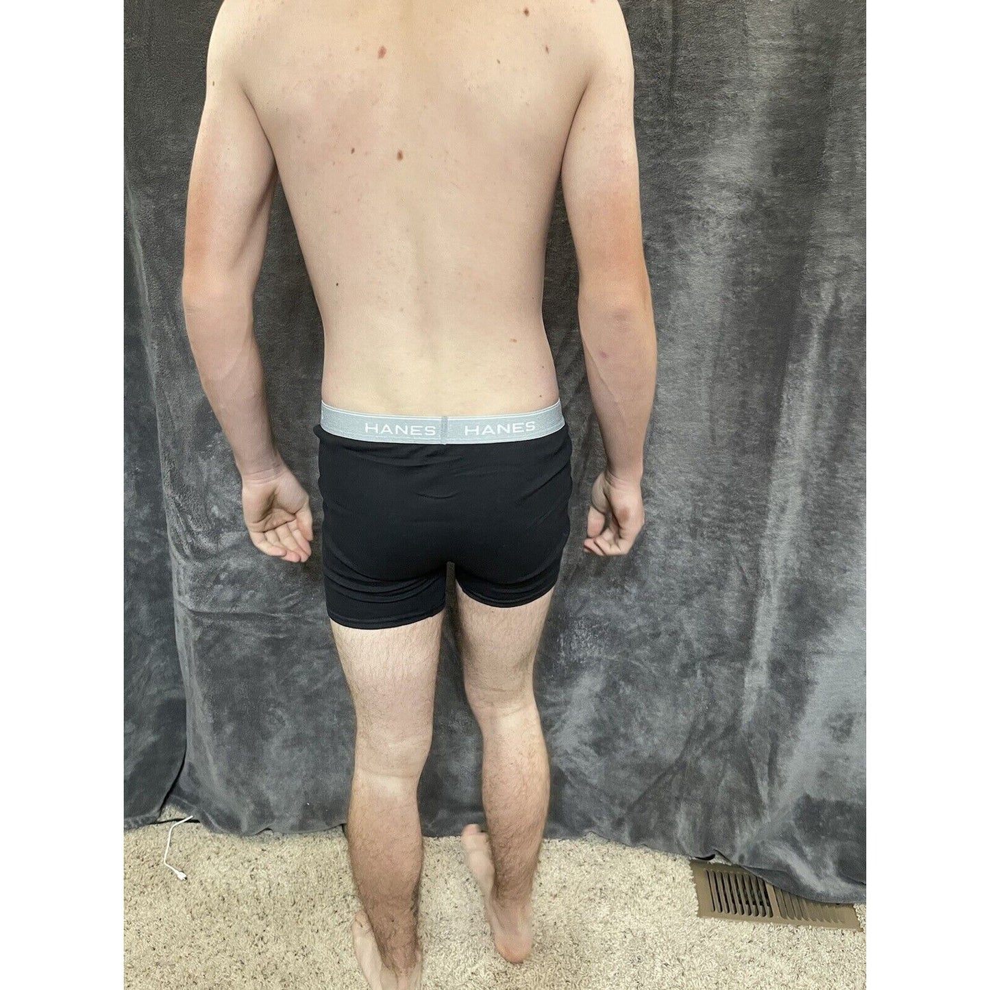 boy's youth XL black with yellow boxer brief