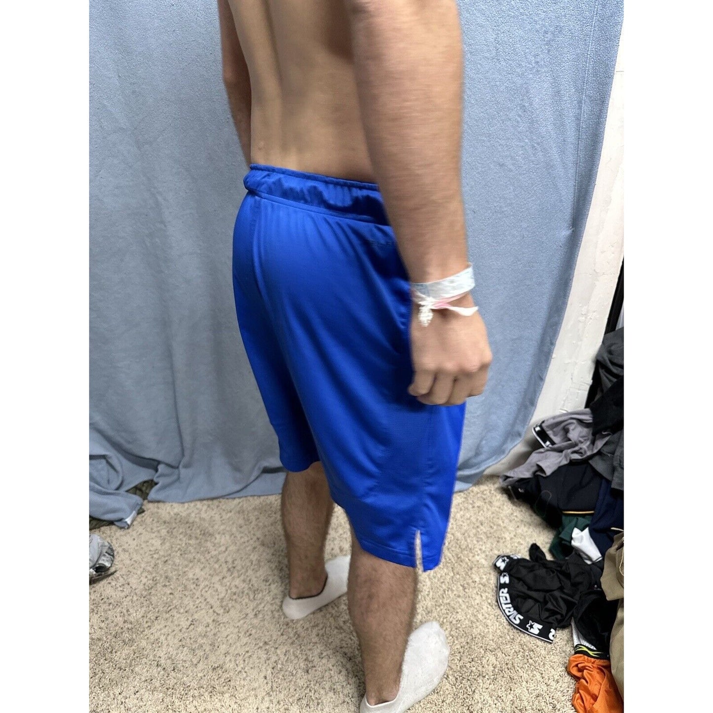 Men’s Blue Nike Medium Dri fit Shorts With Pockets