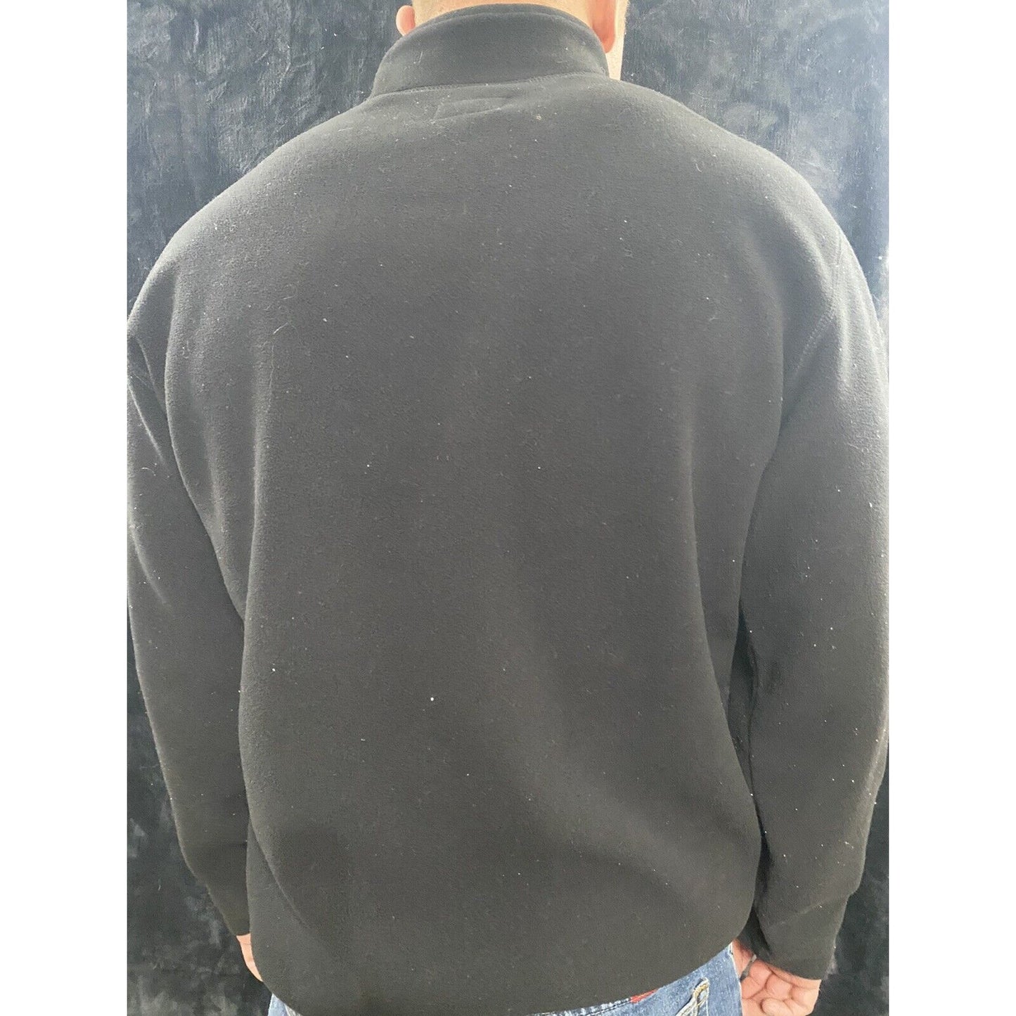 Calvin Klein Men's Large Black 1/4-Zip Pullover Sweater