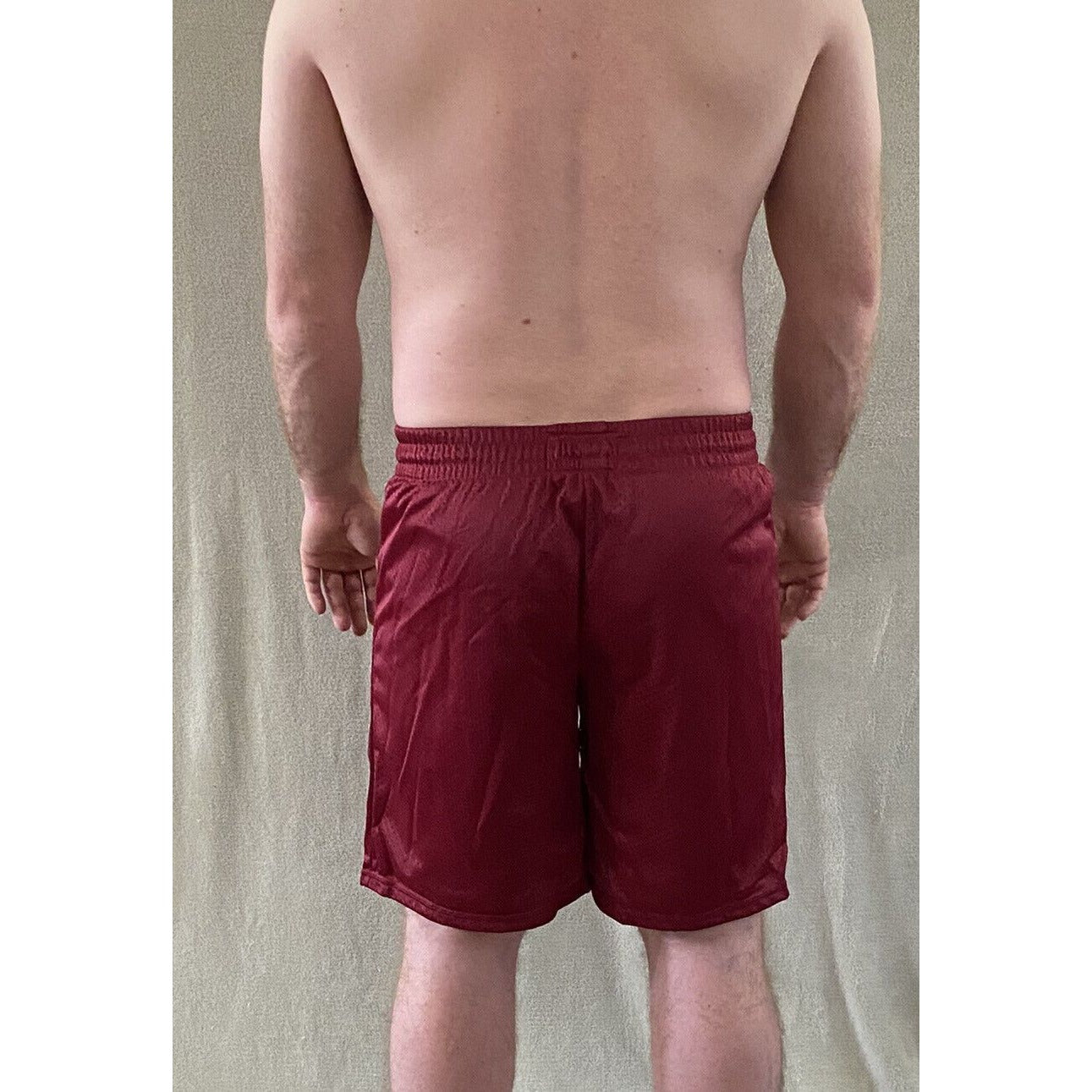Soffe Intensity Athletic IA Men’s Medium Maroon Basketball Training Mesh Shorts