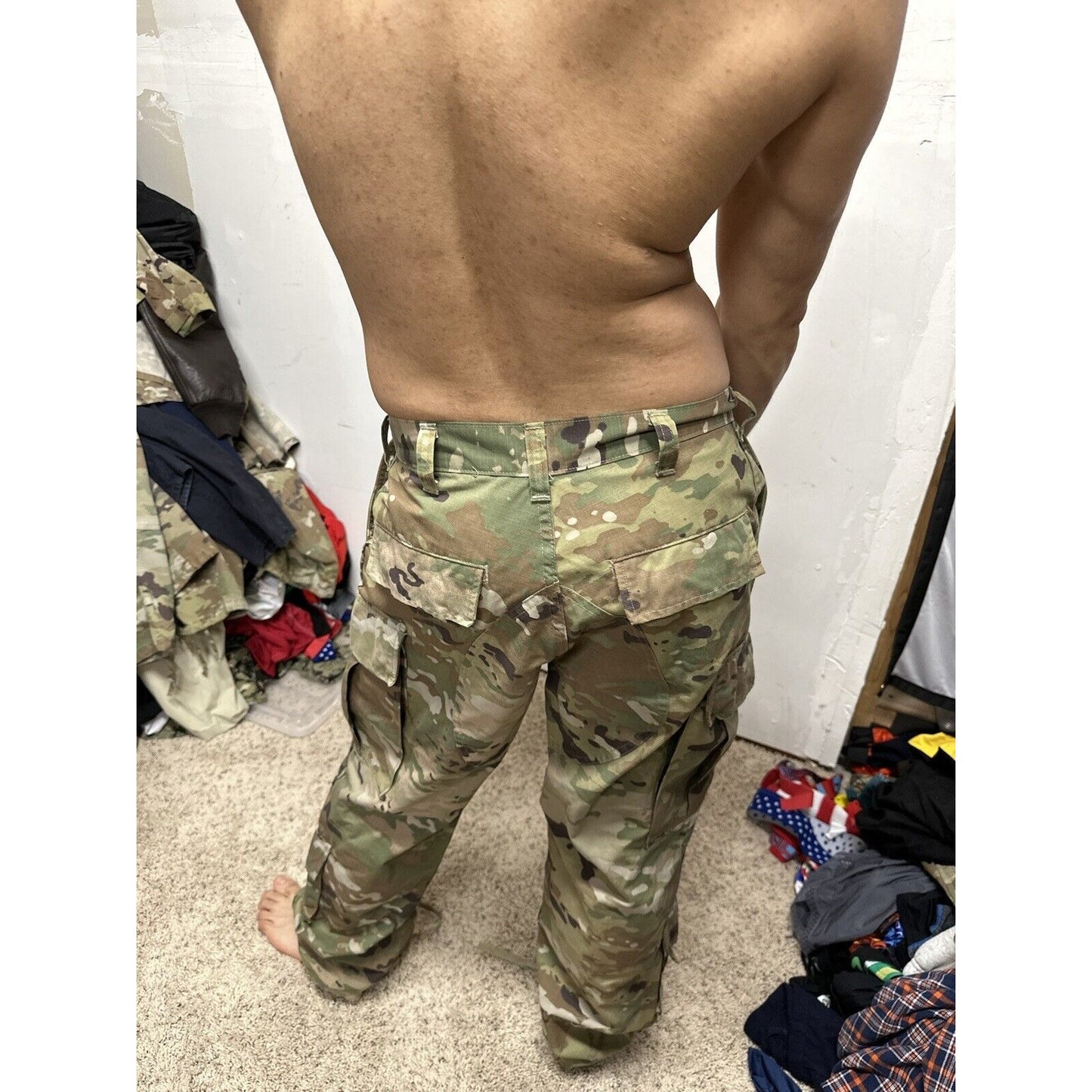 Men’s Small Regular Ocp Army Air Force Space Force Pants Trousers Nylon Cotton