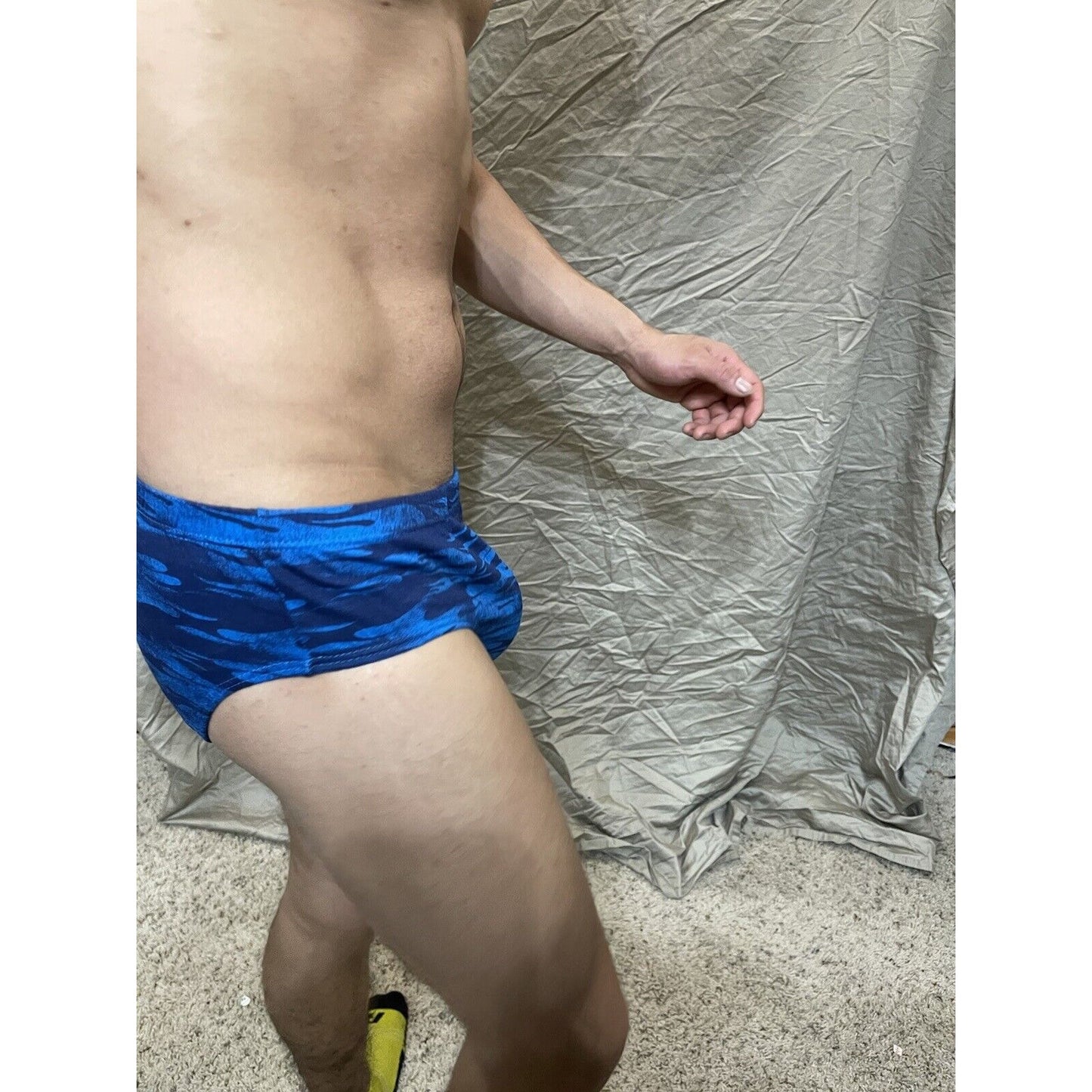 men's reebok blue briefs small