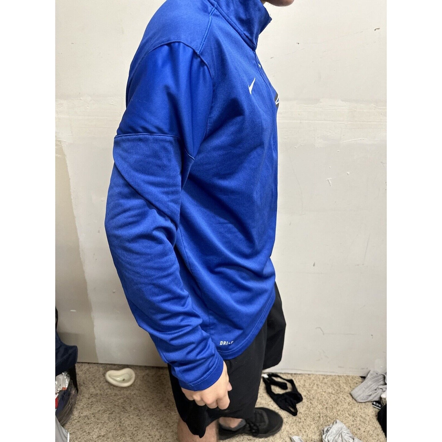 Men’s Blue Air Force Falcons USAFA Nike 1/4 Zip Pull Over Jacket