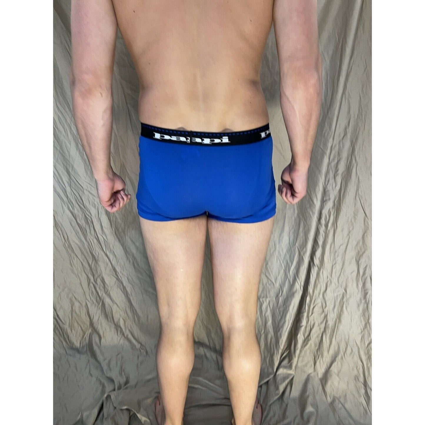 men's papi small blue trunk style boxer brief