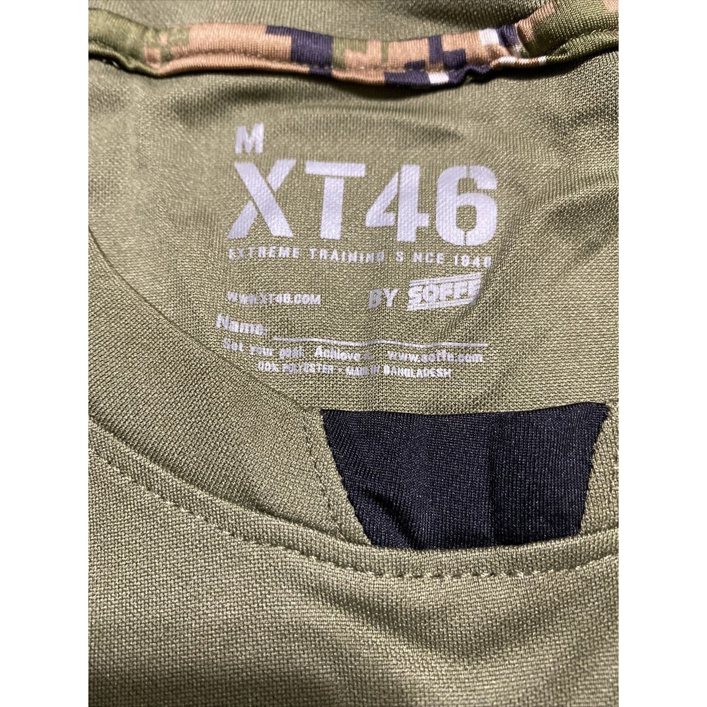 Soffe Extreme Training XT46 Men’s Medium Army Green Polyester Military Shirt NWT