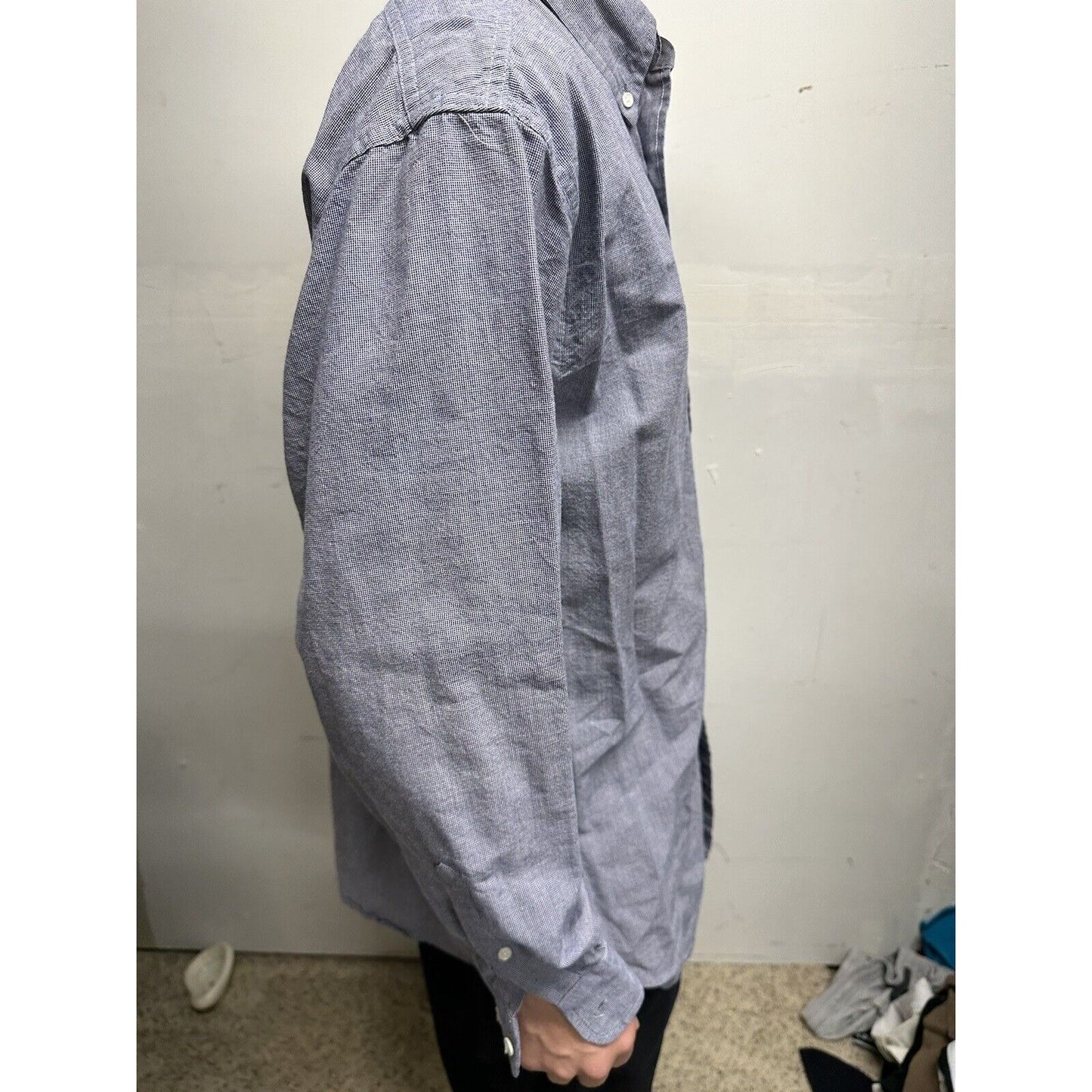 Men’s Blue Vantage Medium Long Sleeve Button Up Air Force Academy USAFA Shirt