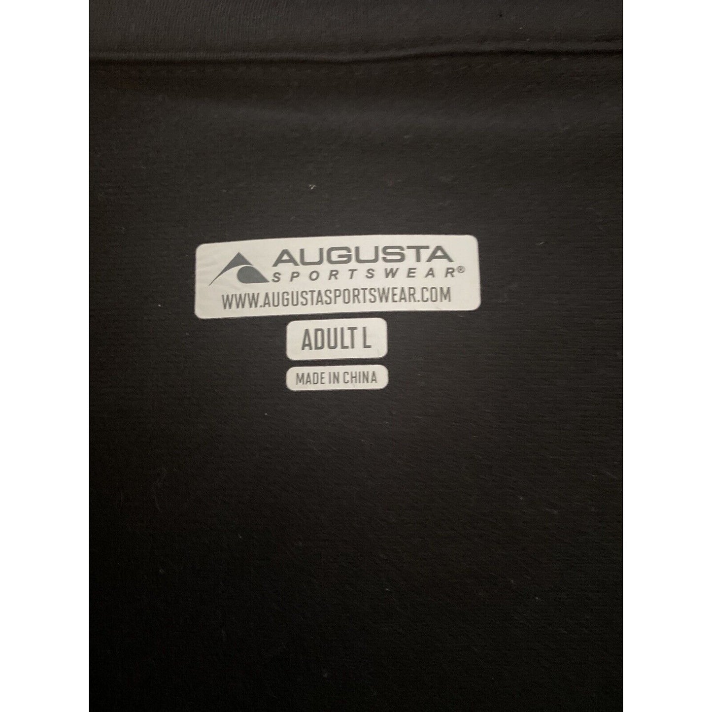 Augusta Sportswear Large Full-Zip Black Fleece Graphic (tiger on Ball) Jacket.
