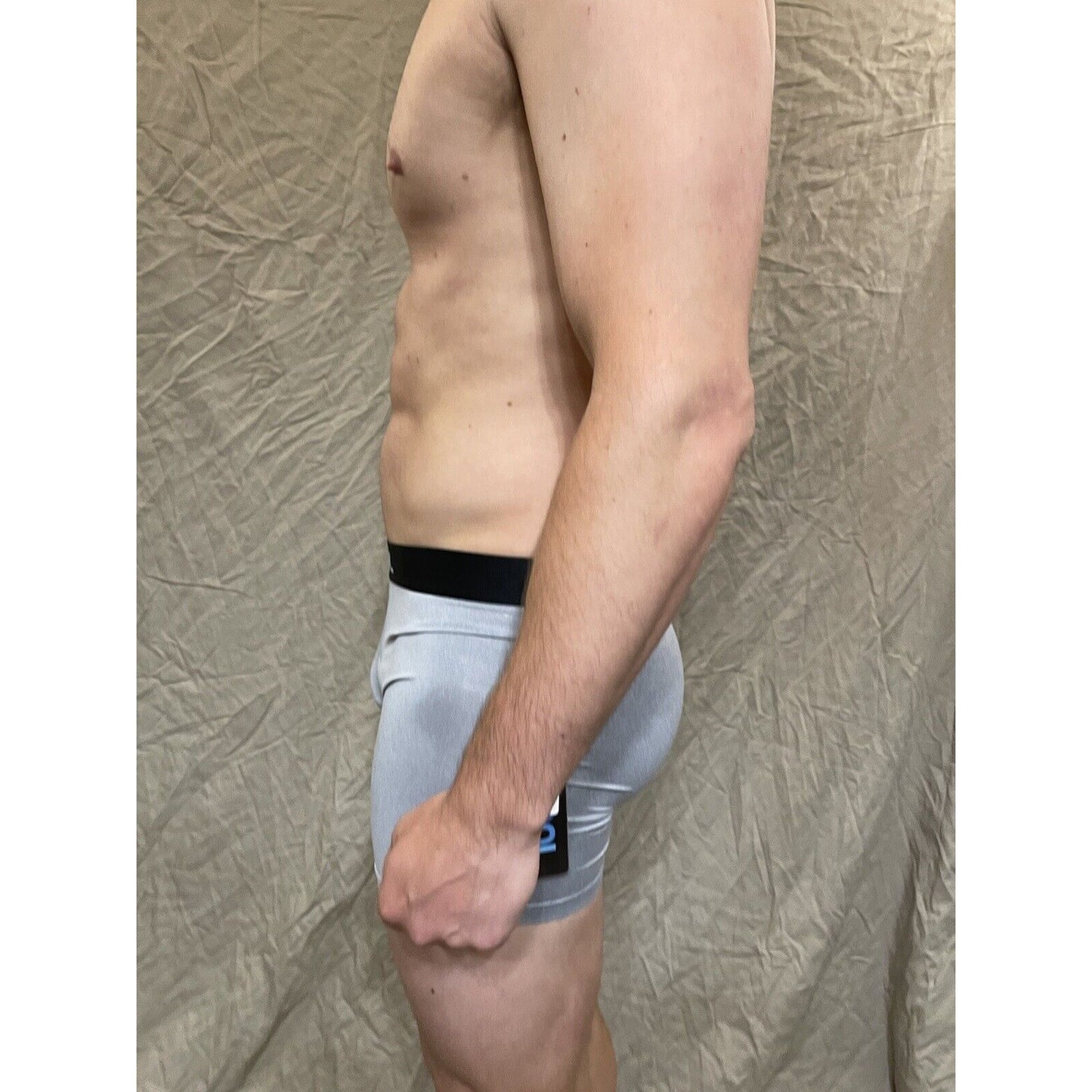 men's icy grey 32 degrees cool compression boxer brief Small