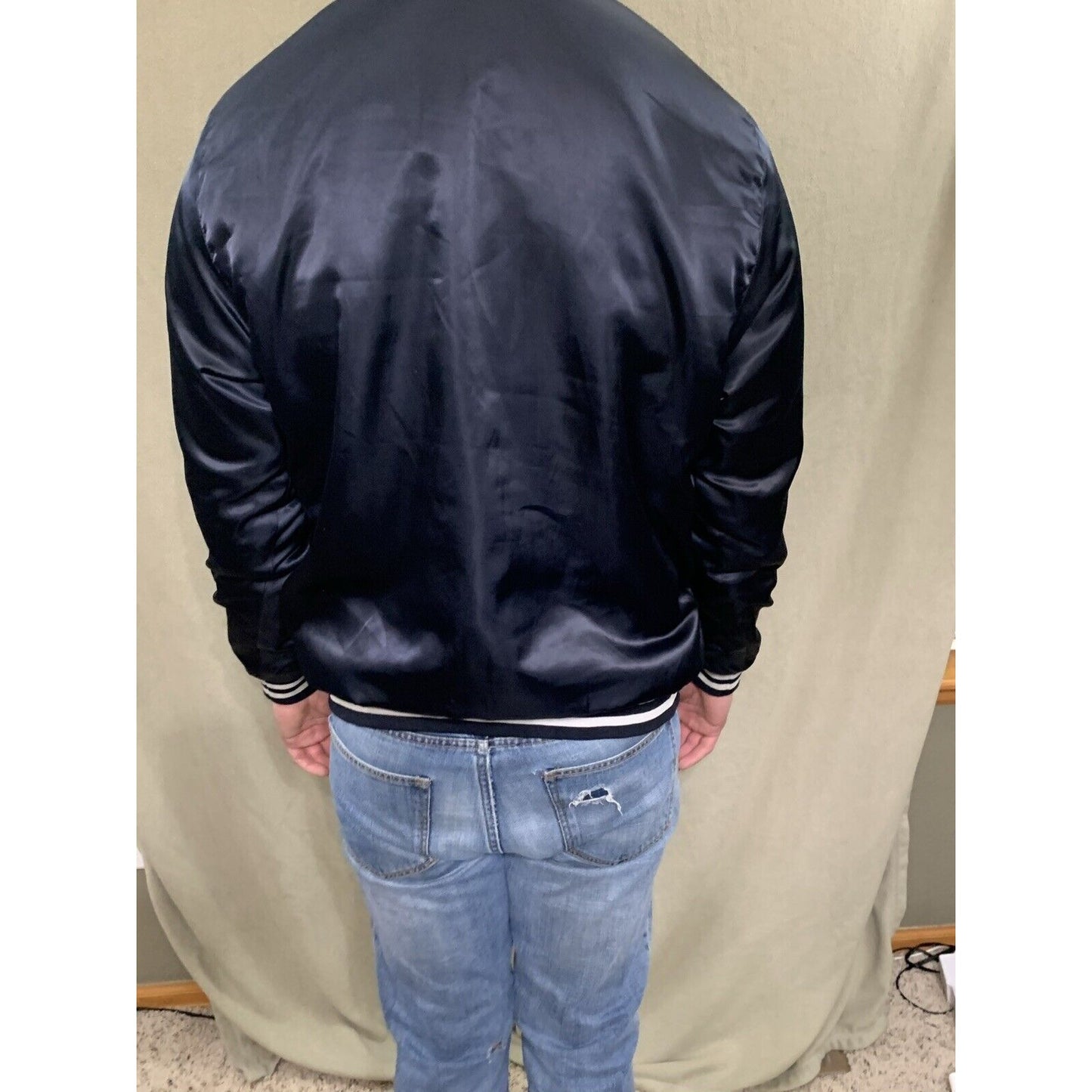 Men’s Carbon Small Black Button Jacket 100% Polyester