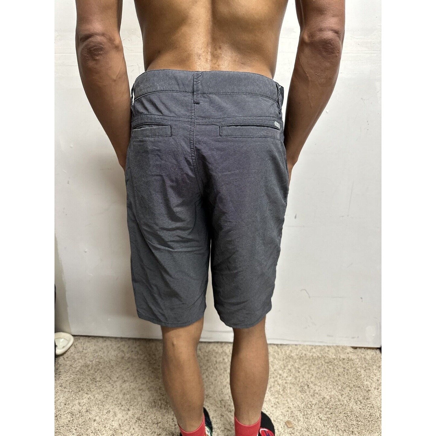Men’s Next Level Series Tony Hawk Gray Black Size 30 Shorts
