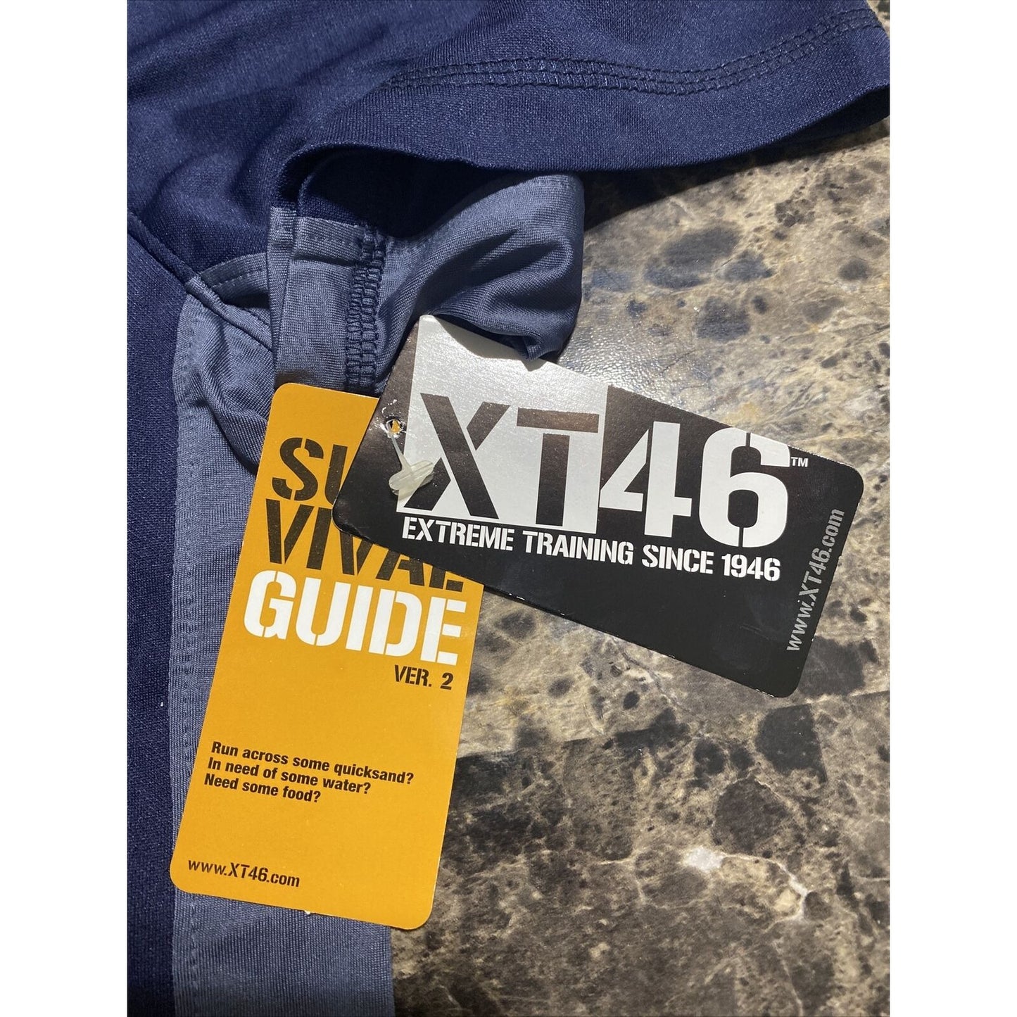XT46 Extreme Training by Soffe Men’s Medium Navy Blue Athletic Polyester T-shirt