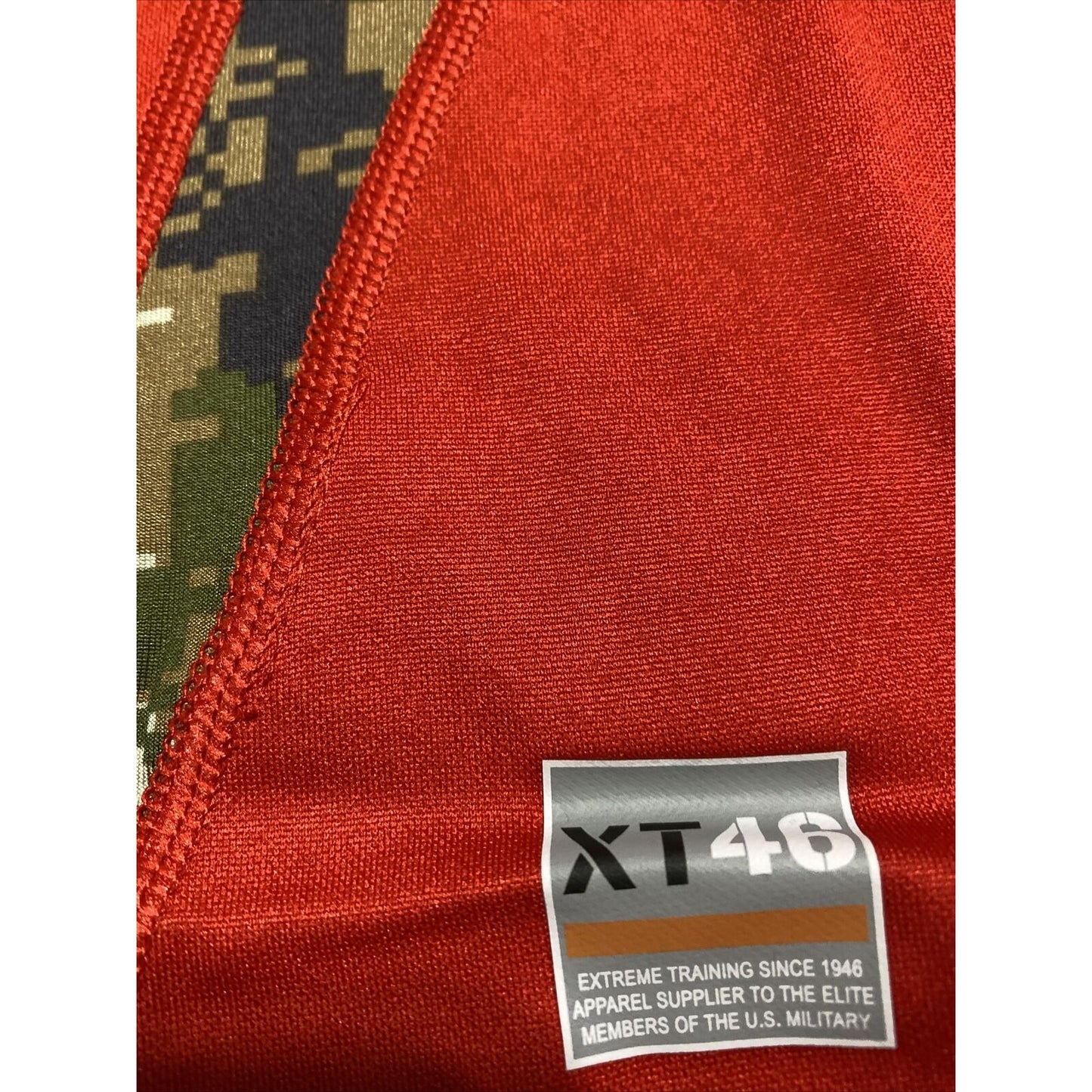 Soffe Extreme Training XT46 Men’s Medium Red Camo Military Polyester Shirt NWT
