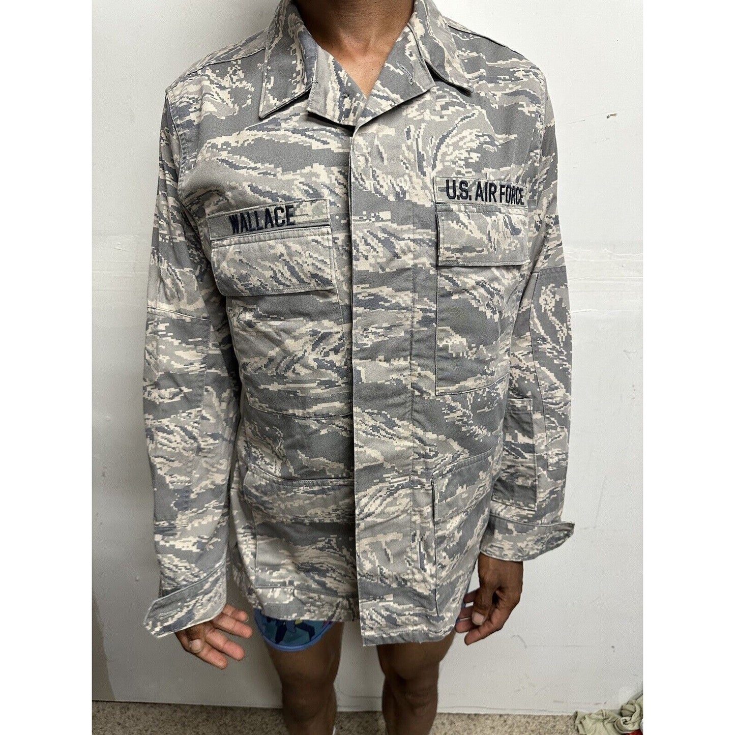 Men’s USAF Abu Airman Battle Uniform 42R Coat Top Blouse Civil Air Patrol