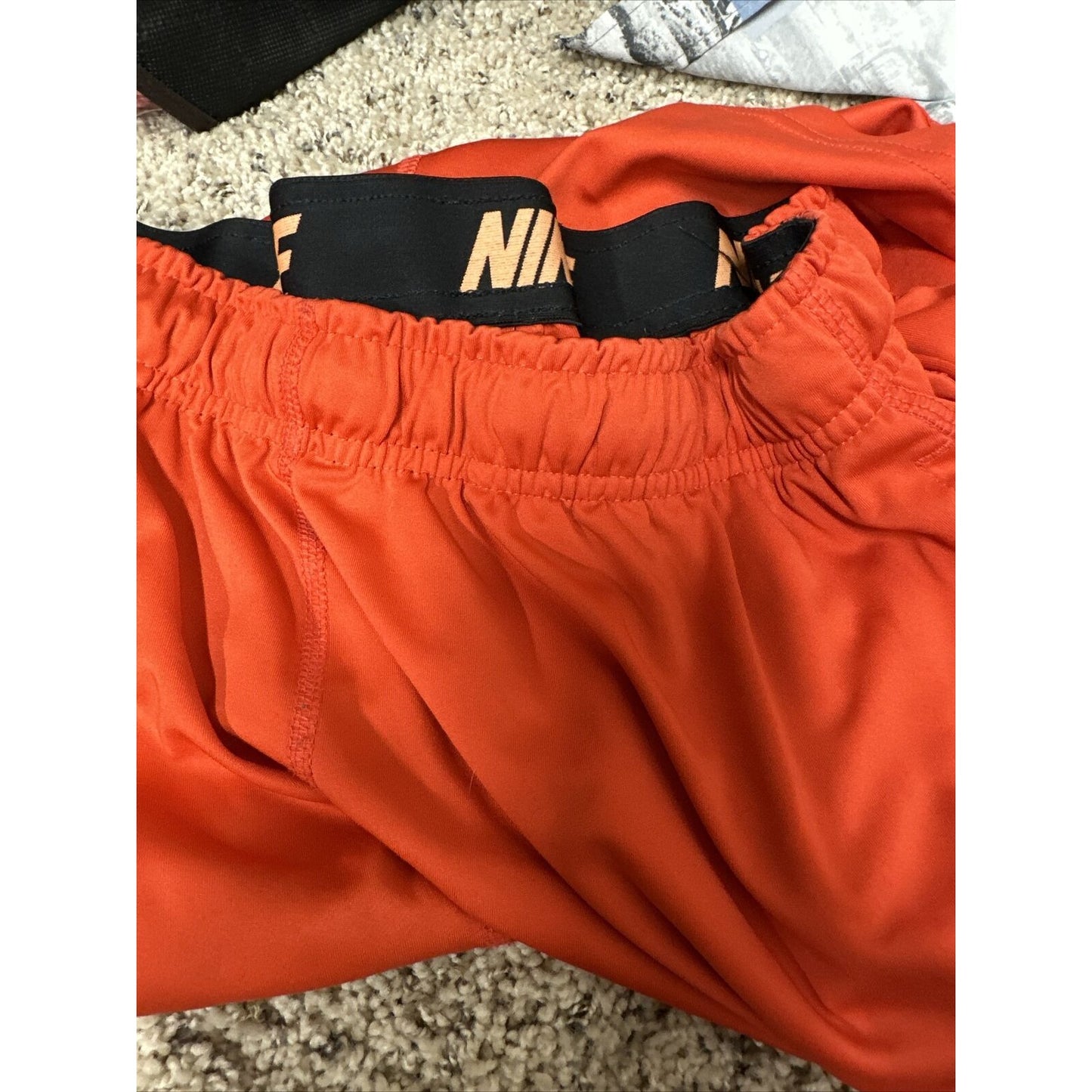 Men’s Red Nike Large Dri-fit With Pockets Athletic Shorts