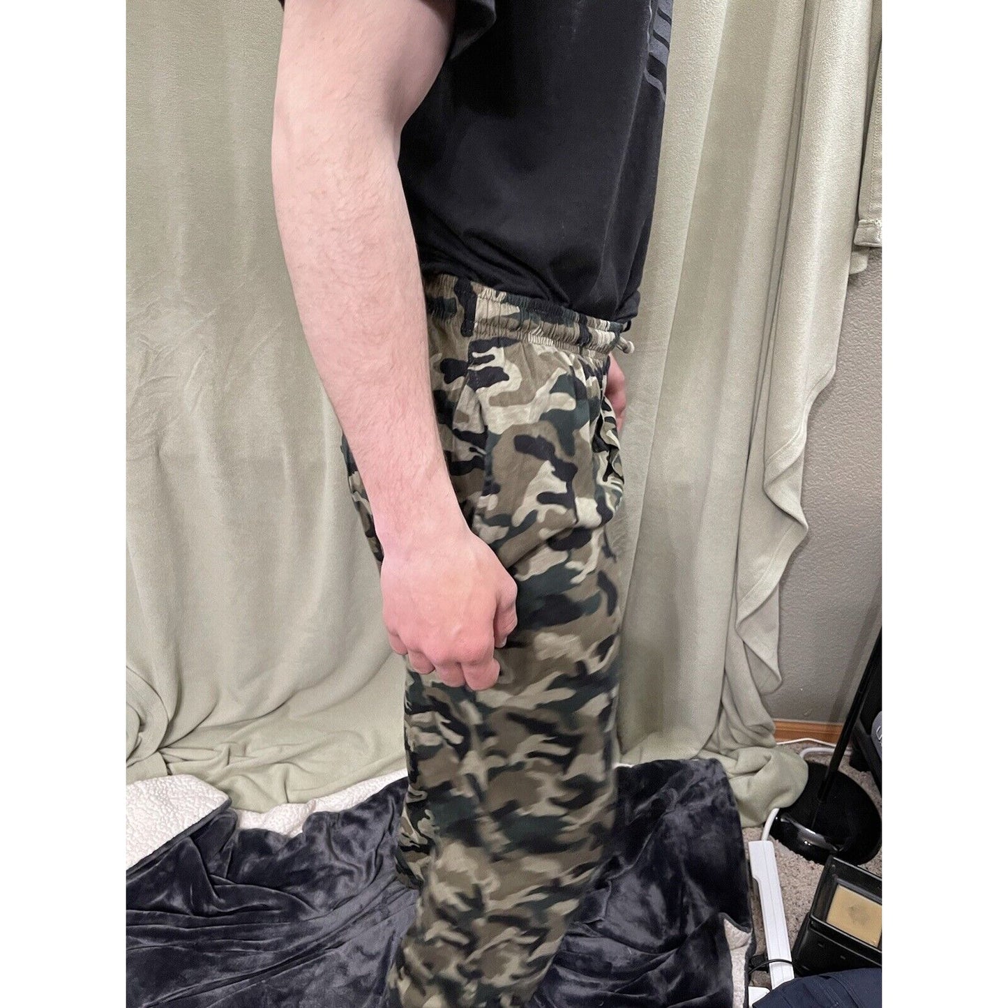 Men’s Medium Pajama Pants Sleepwear Moose Pine Duck Bear