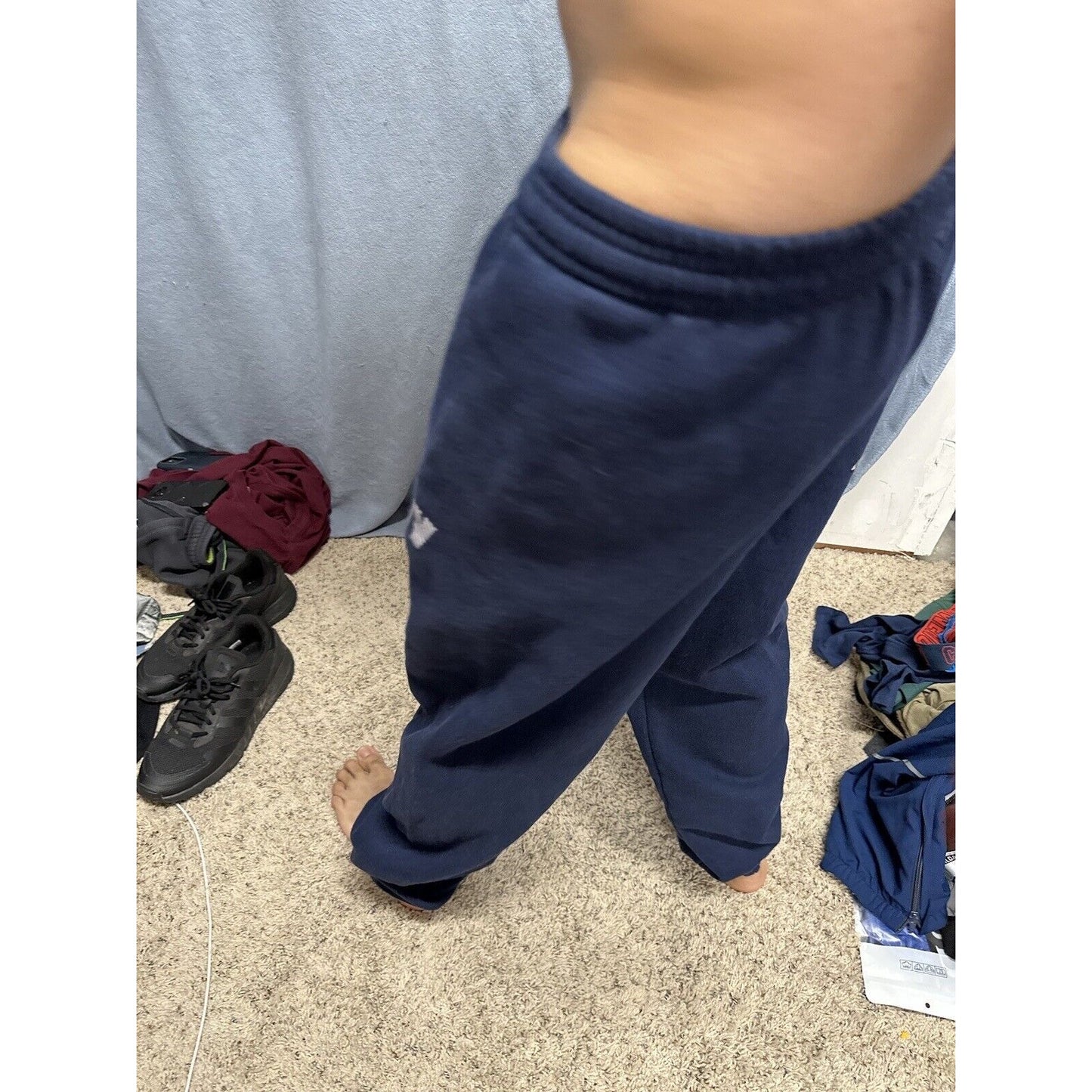 Men’s Navy Blue Medium Authentic US Navy Uniform Pt Sweat Pants