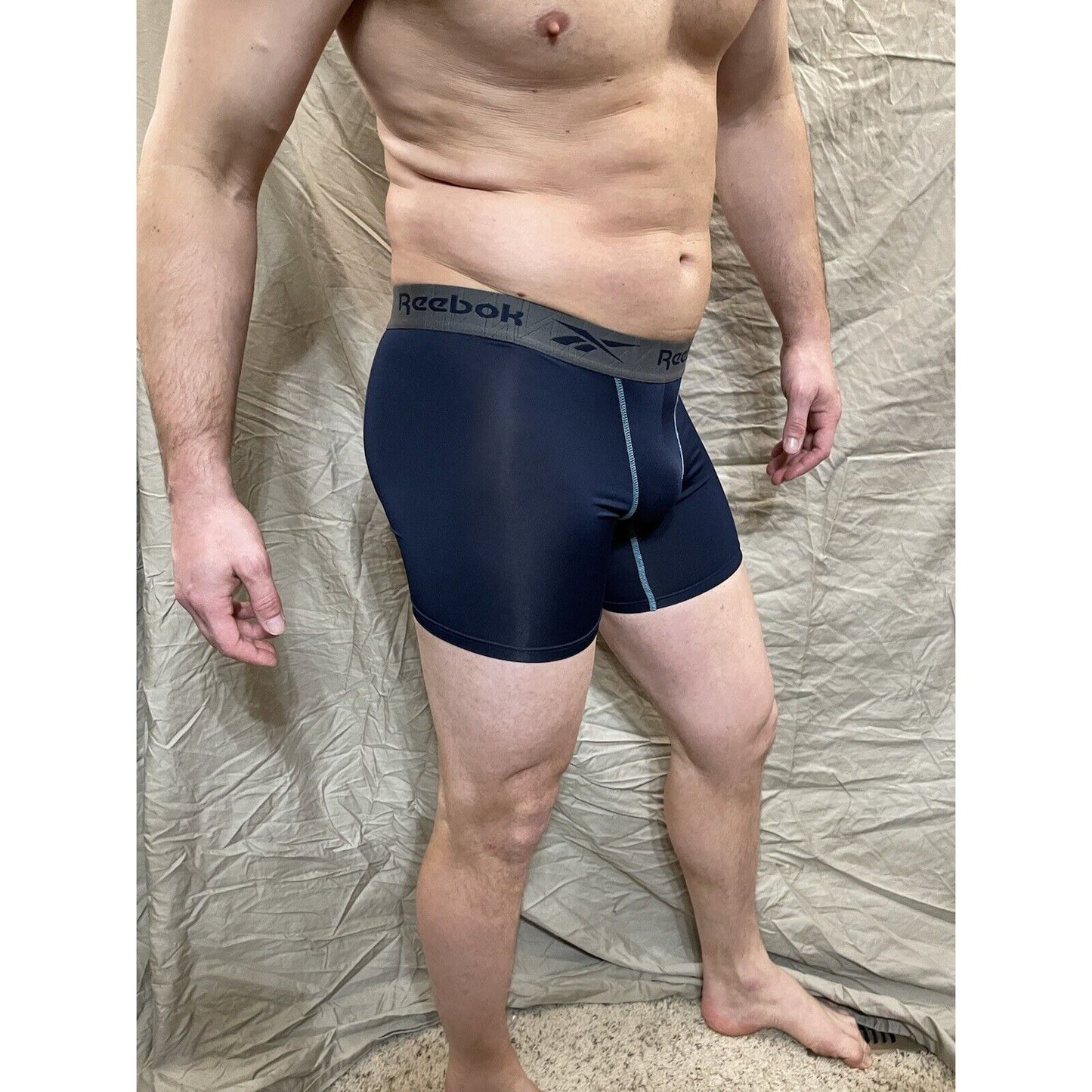 Men's dark blue reebok small compression shorts New And Never Worn