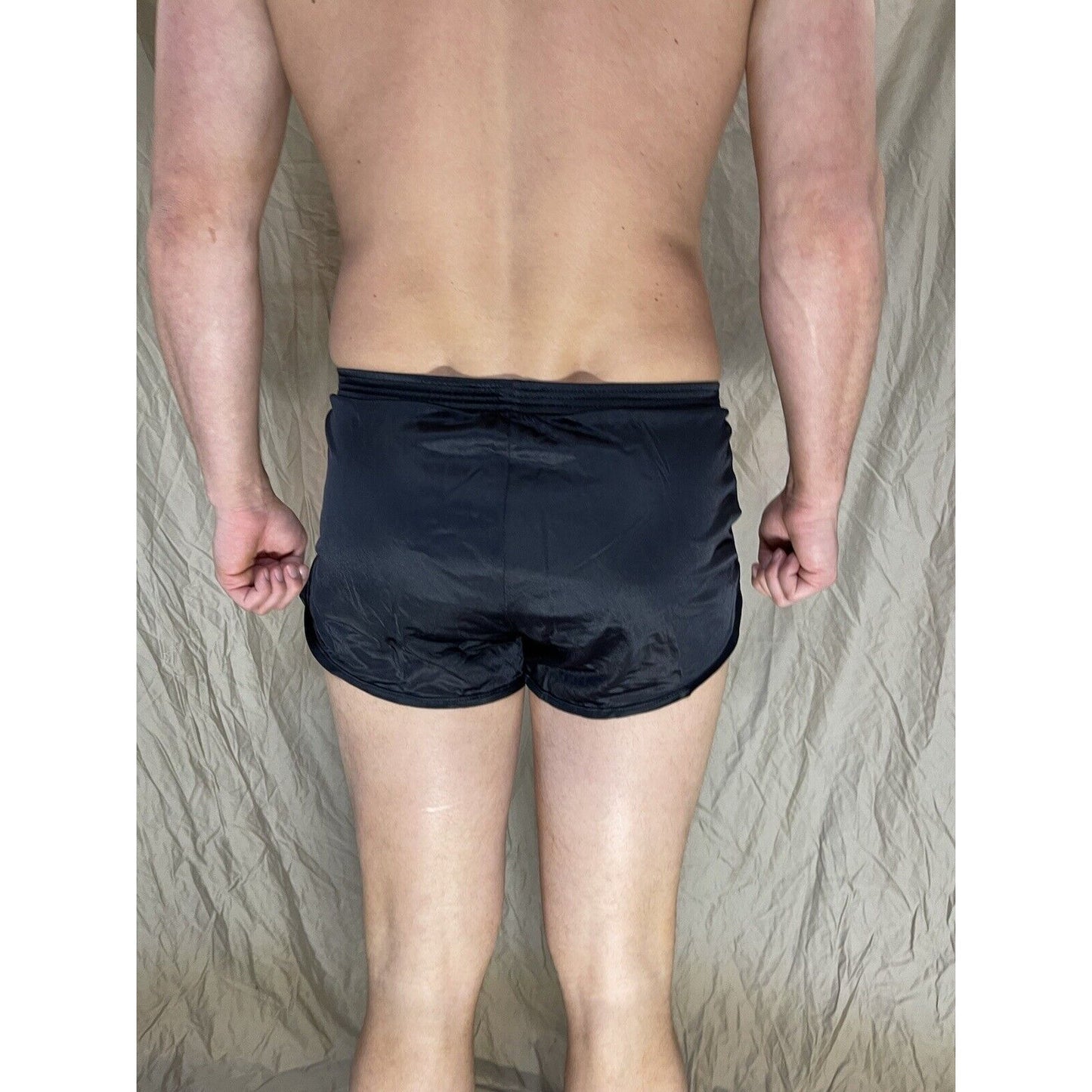 Soffe Ranger Panty Silkies PT Shorts Military Workout Bottom Black Small