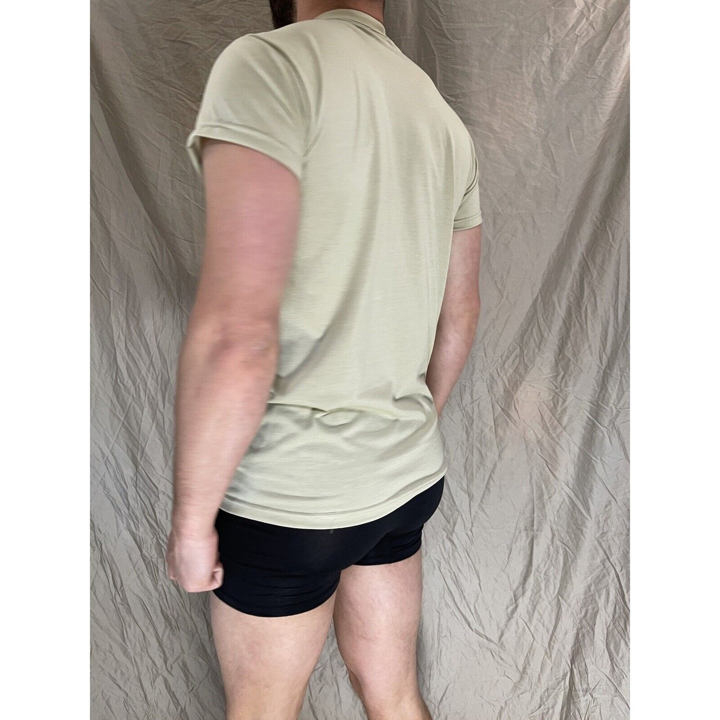 men's medium desert sand skillcraft troop support medium uniform t-shirt