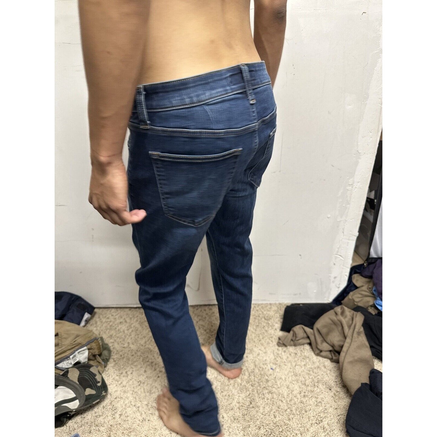 Men’s Skinny Express Jeans Blue 32 X 32
