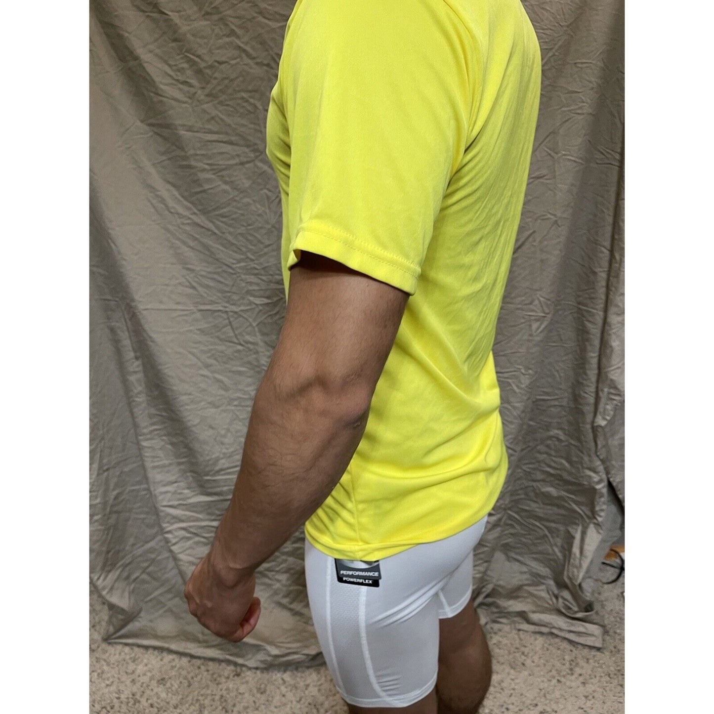 Men's Augusta Sportswear Moisture Management Athletic shirt Yellow Small