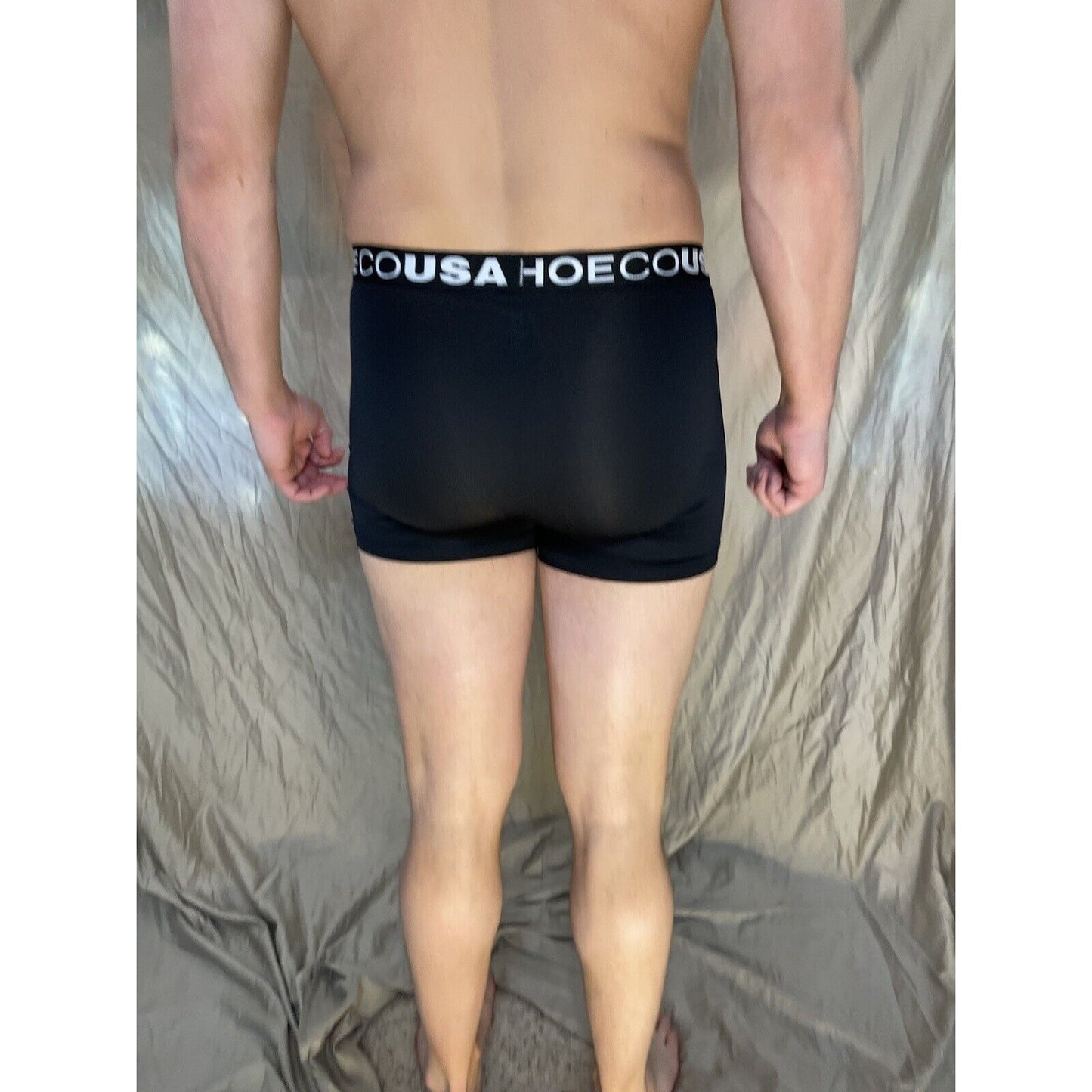men's black DC Shoe Co small boxer briefs 8% spandex