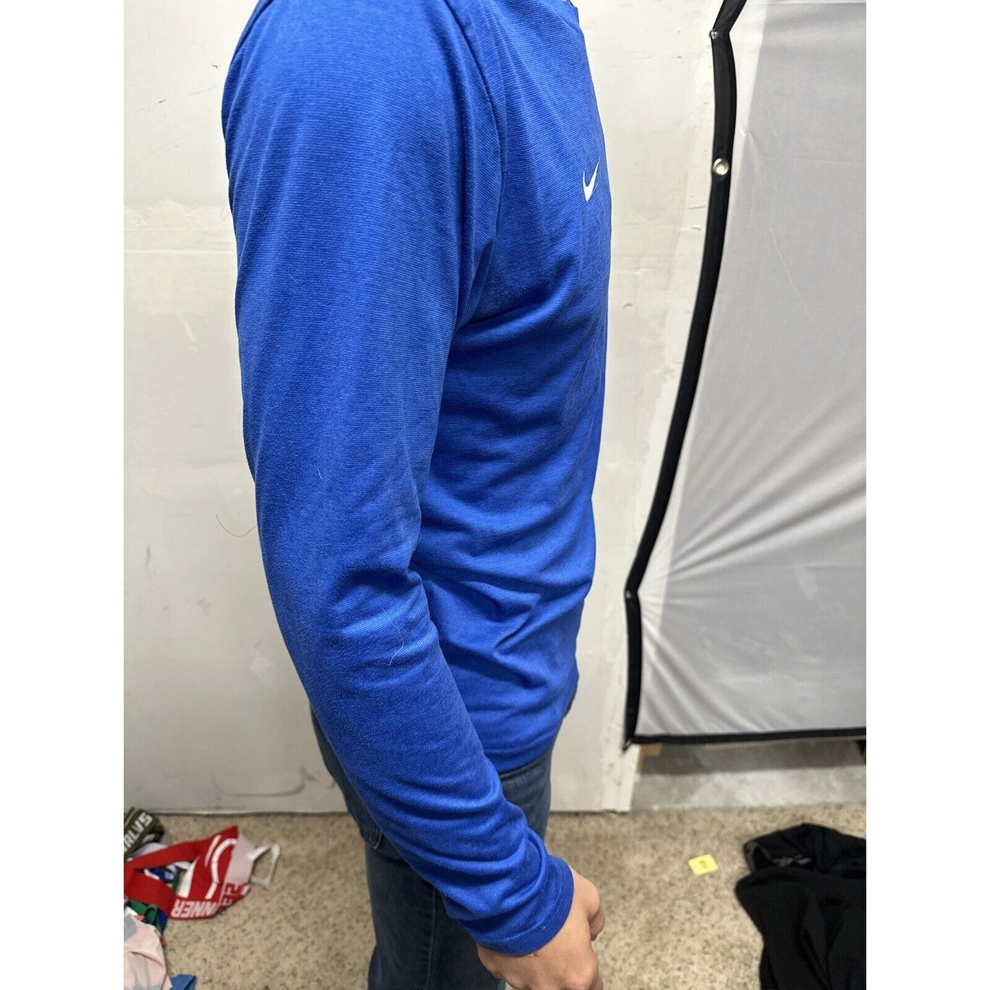 Men’s Long Sleeve USAFA Air Force Academy Boxing Blue Nike Shirt Small