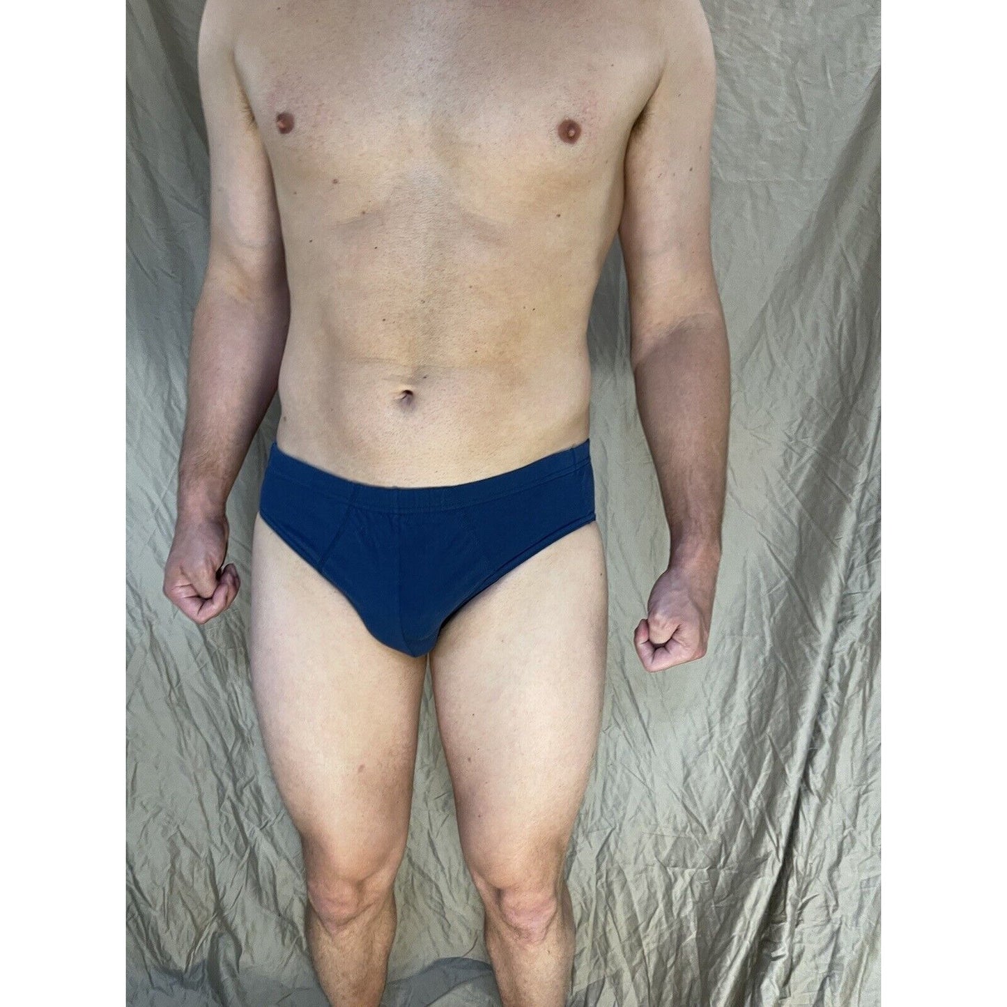 men's dark blue covington large brief