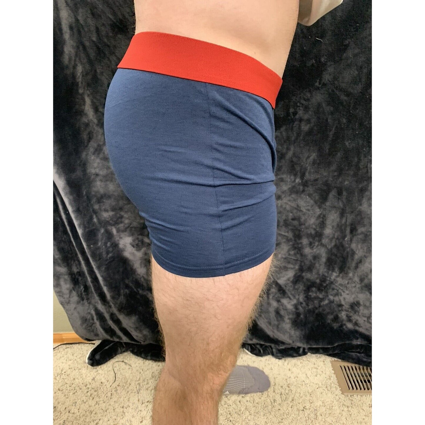 Aeropostale Stretch Boxer Briefs Dark Blue Men’s Large - 5% Spandex
