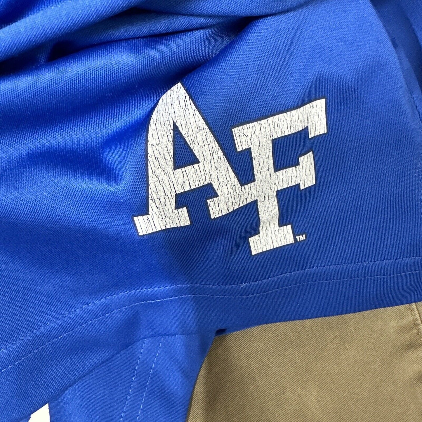 Men’s Air Force Blue Nike Dri Fit Small Workout Shorts