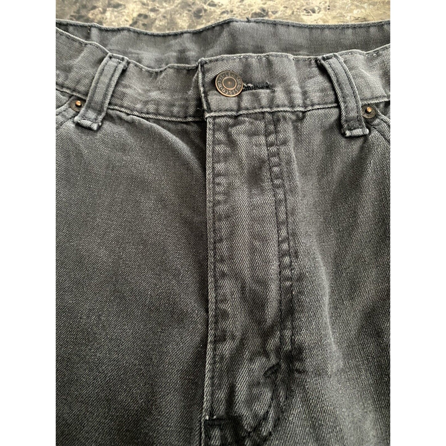 LEVI'S 505 Regular Straight Fit Men’s 36X30 Gray Jeans