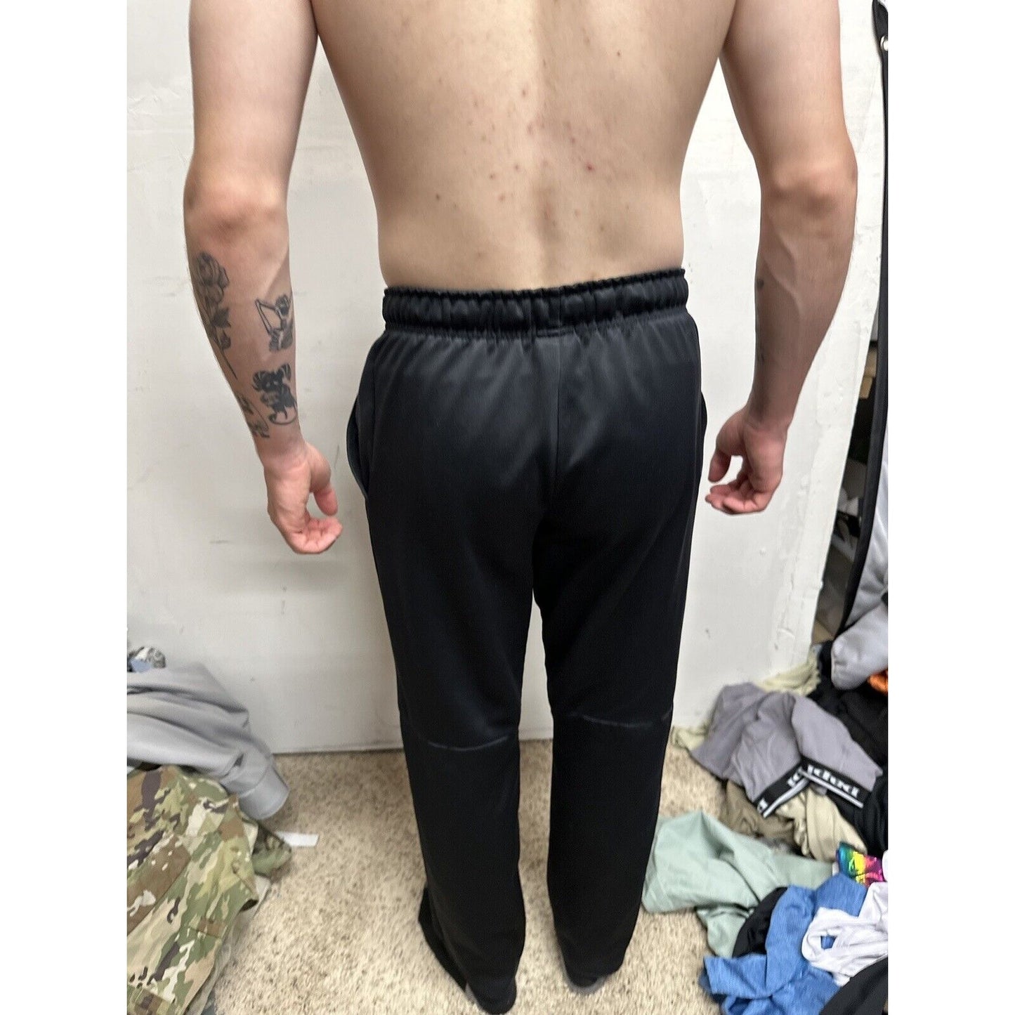 Men’s Black Nike Small Dri Fit Athletic Pants Sweat Pants With Pockets