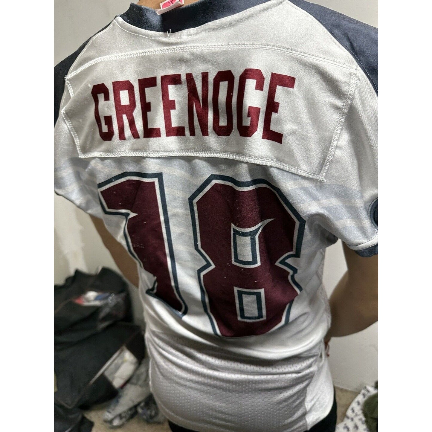 Men’s Maxim Athletic Football Jersey Hawks Number 18