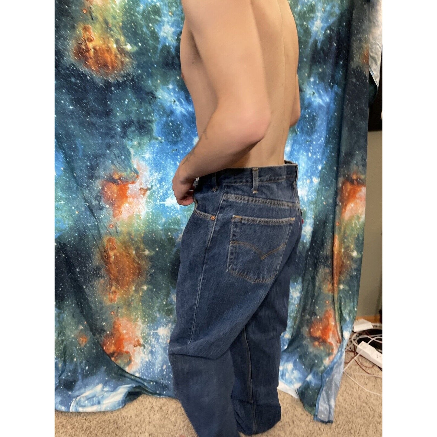 Men's Levis 550 38 x 34 blue jeans