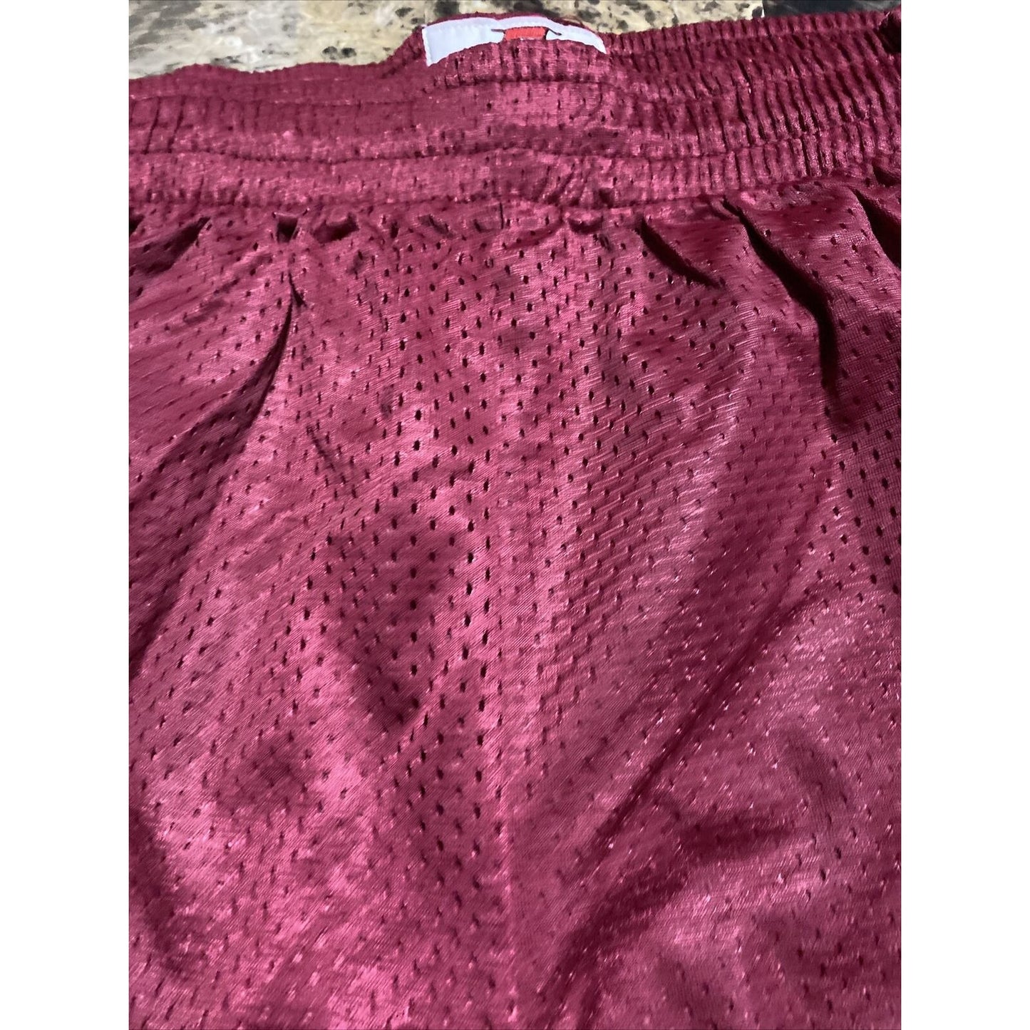 Soffe Intensity Athletic IA Men’s Medium Maroon Basketball Training Mesh Shorts