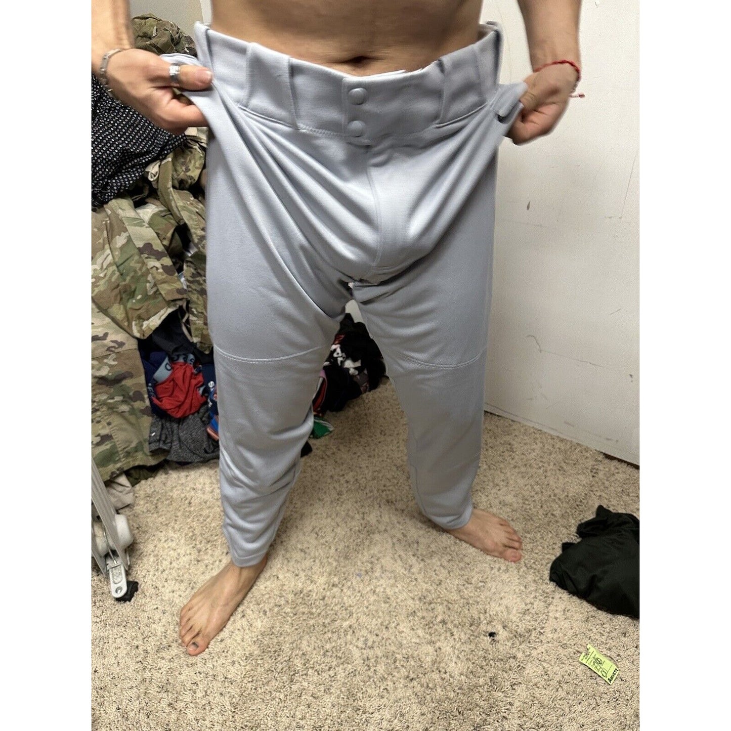 Men’s Nike Team Grey Baseball Pants Engineered Large