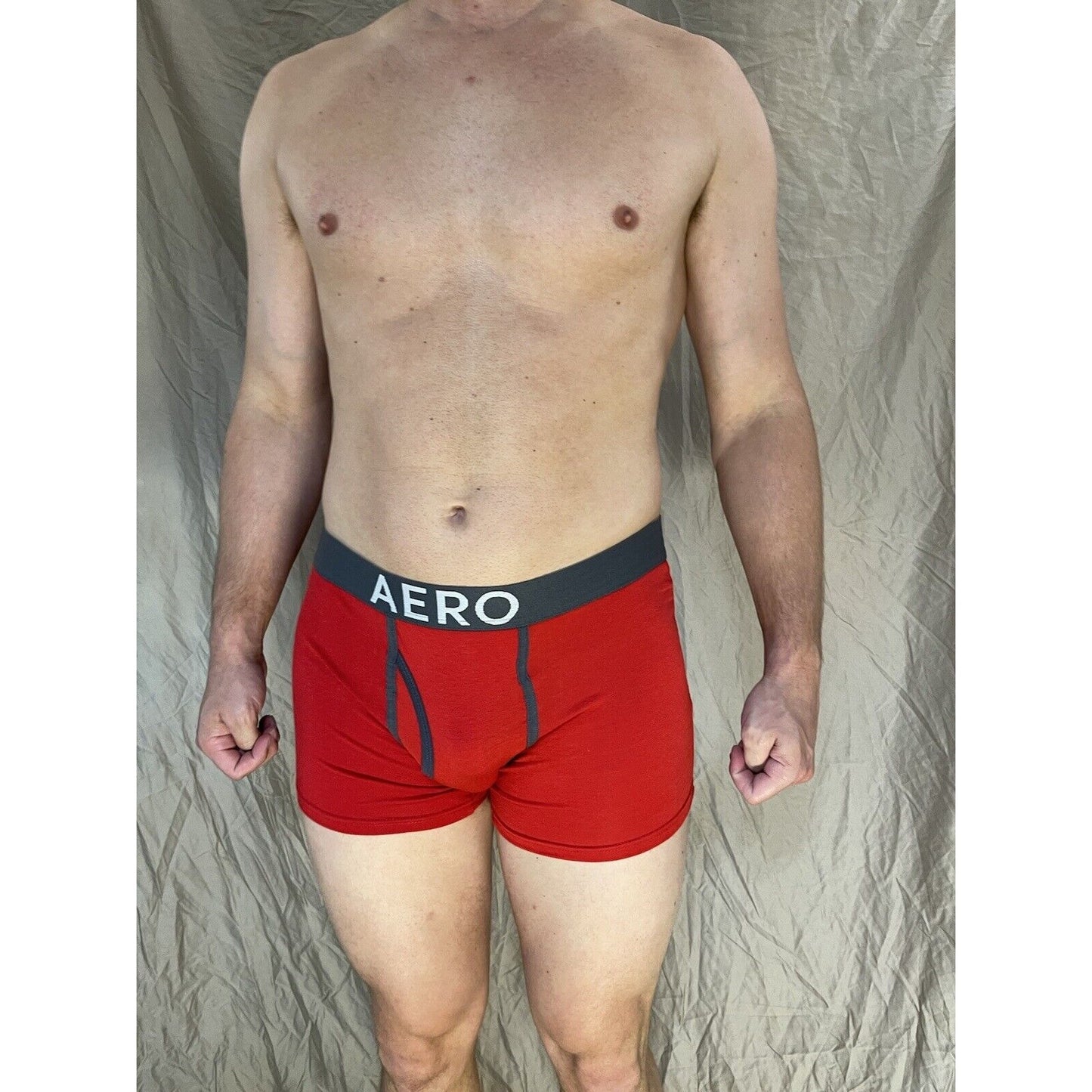 men's aero aeropostale red boxer brief