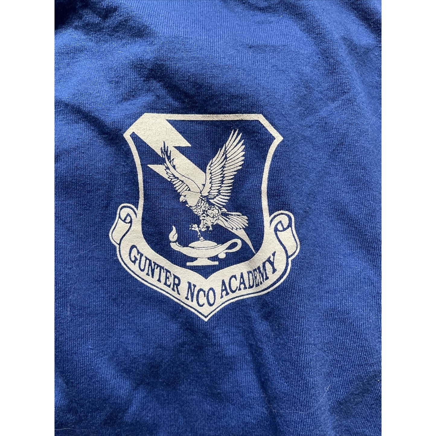 men's blue jerzees gunter nco academy alabama air force t-shirt XL