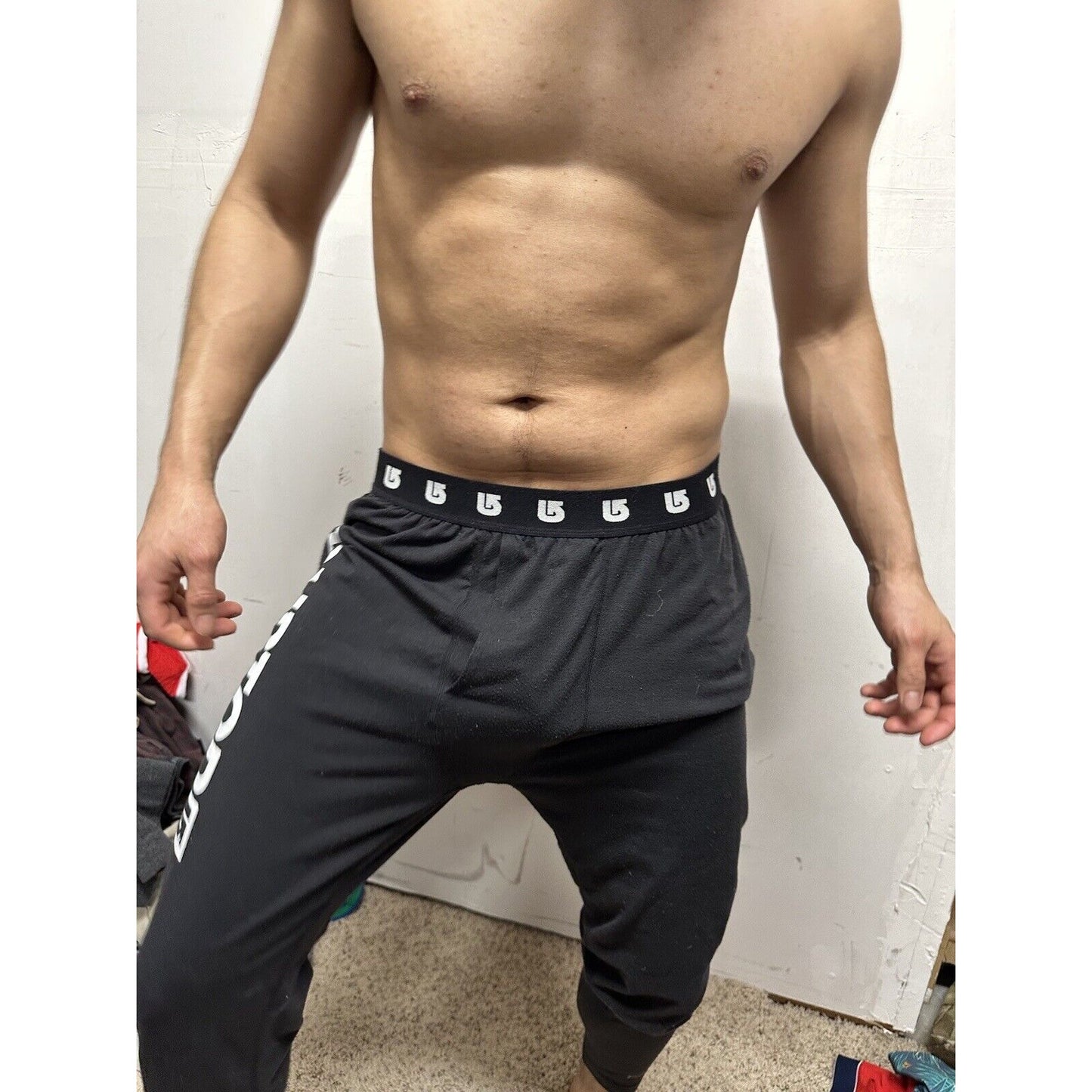Men’s Black Burton Dry ride Small Thermal Sweatpants
