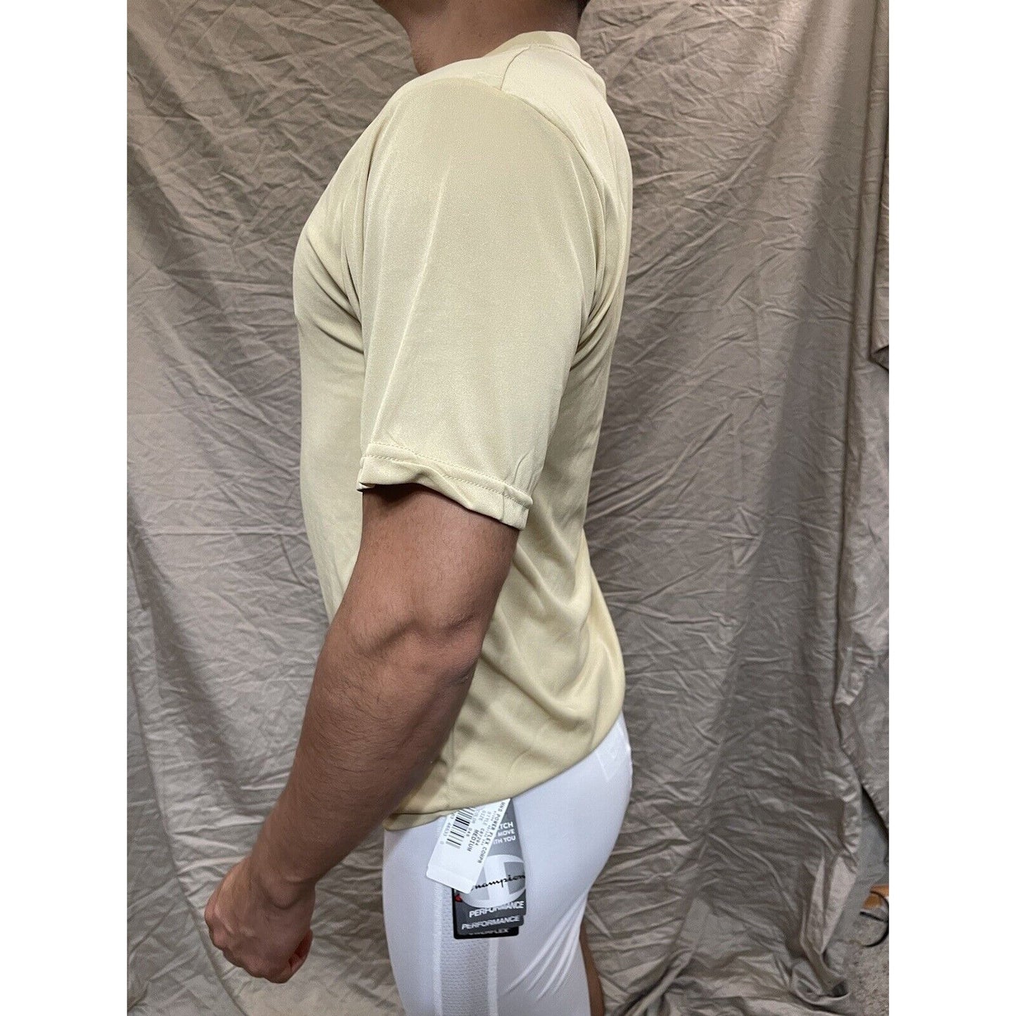 Men's Augusta Sportswear Moisture Management Athletic shirt Gold Small